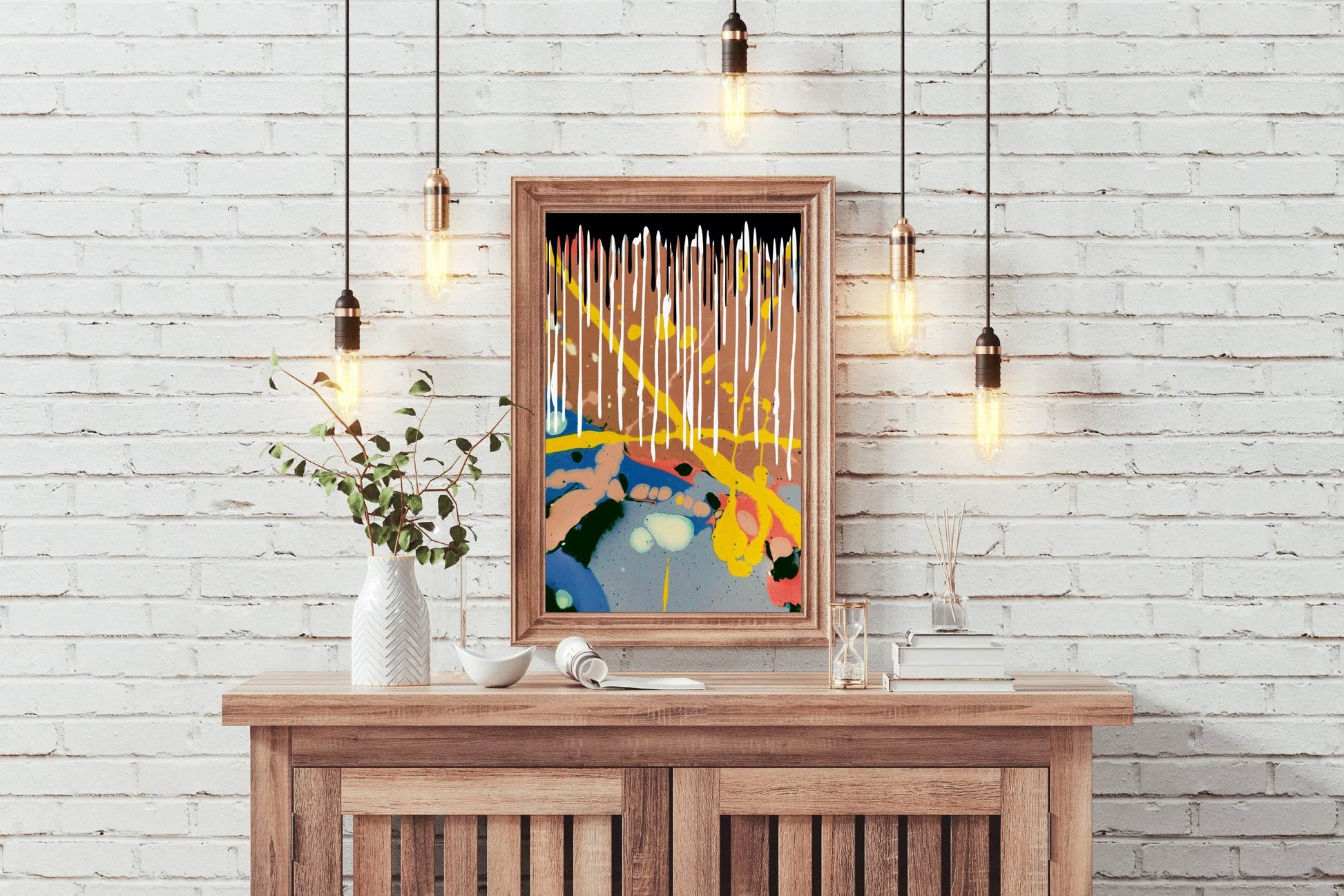 Cascade Watercolor Wall Art - beink online art store