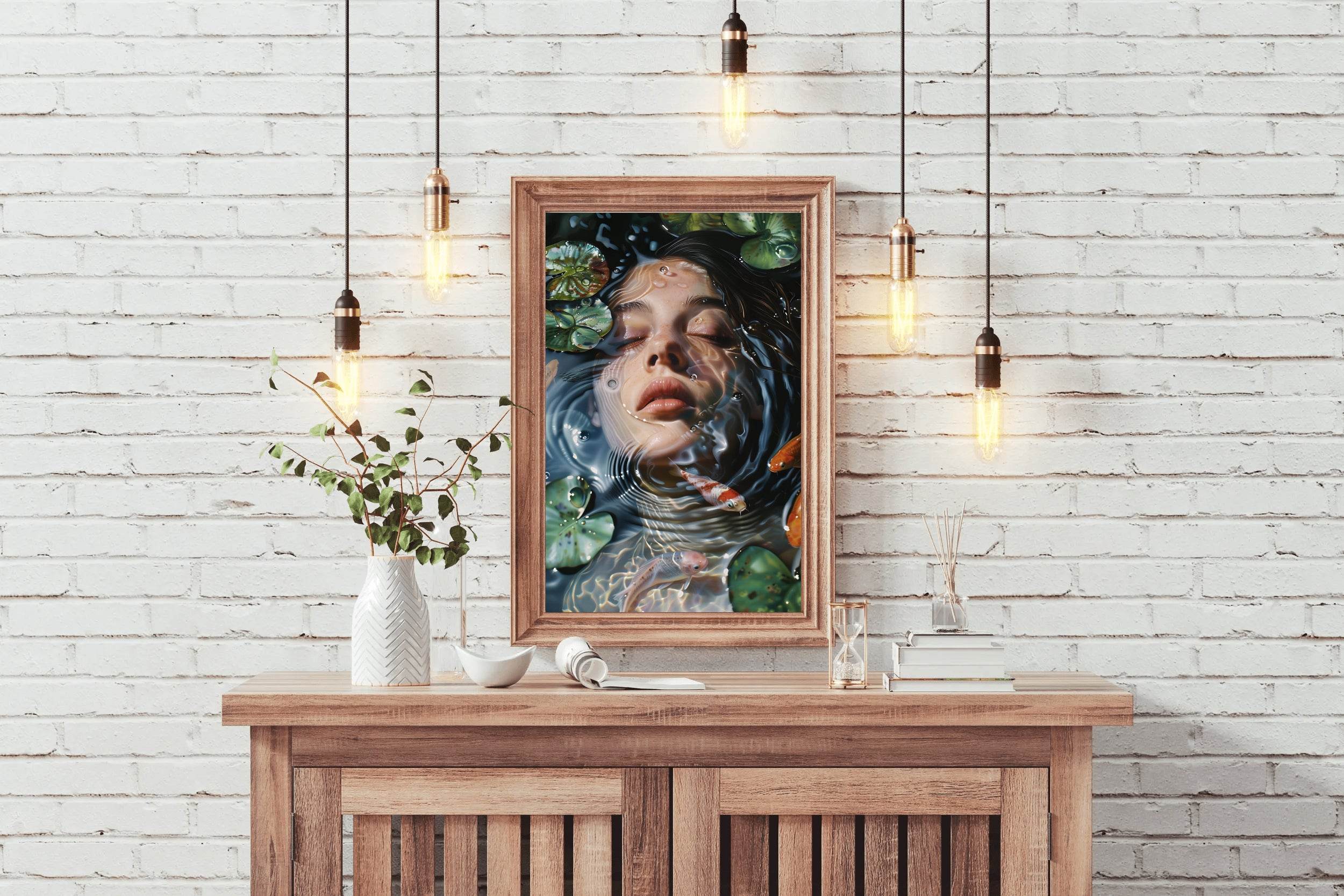 Aquatic Tranquility Modern Wall Art - beink online art store