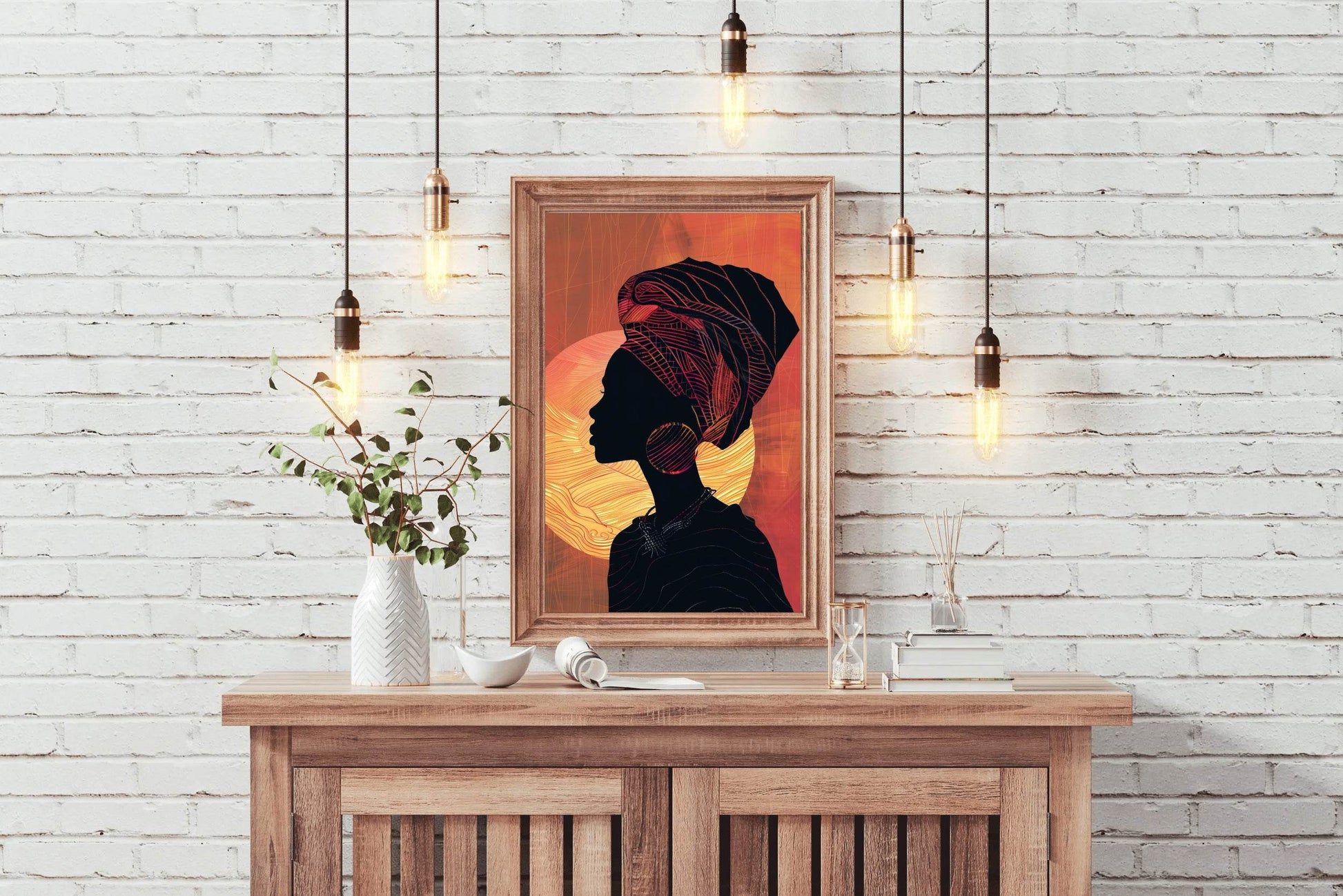 Black Woman Wall Art - beink online art store