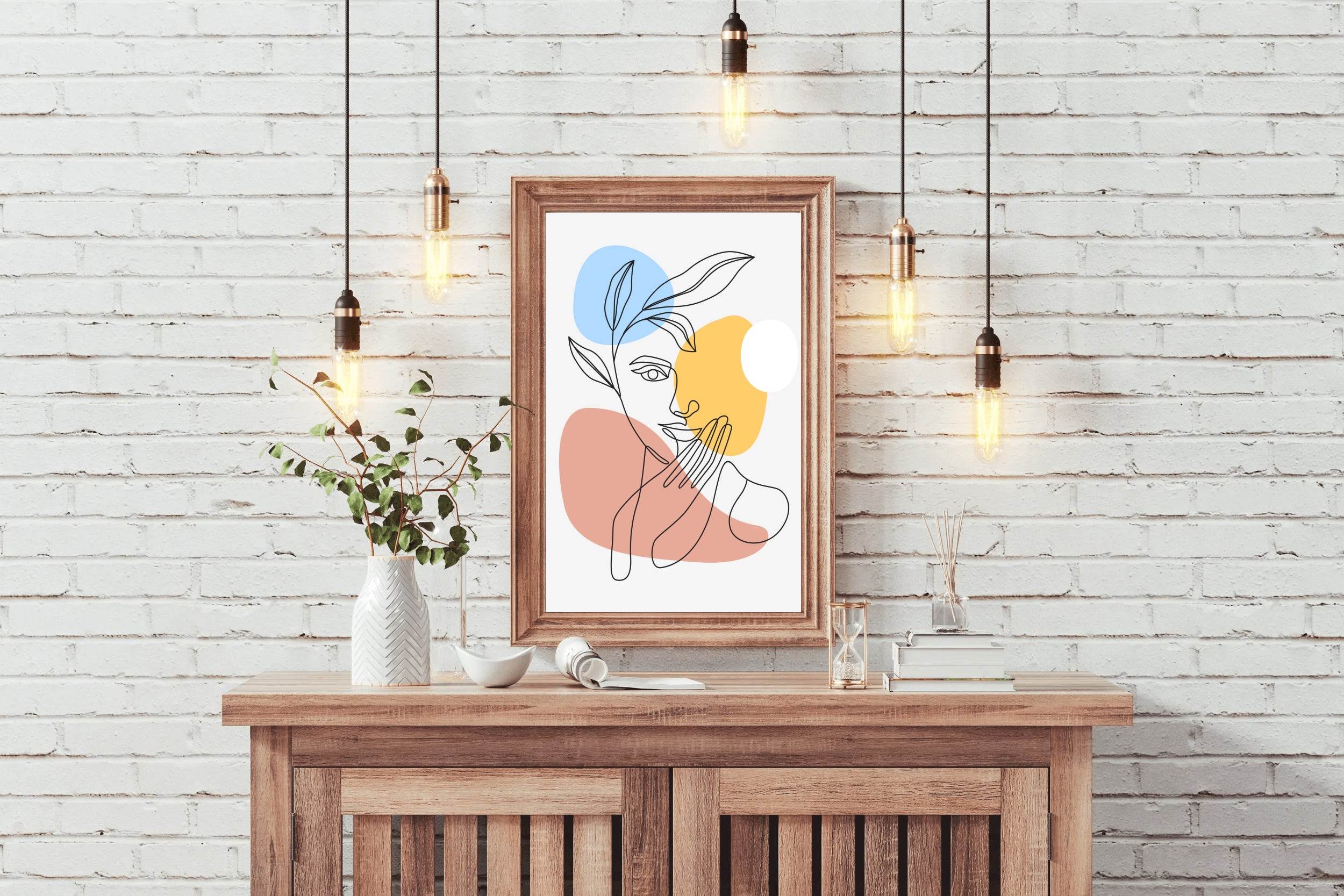Flower Girl Wall Art - beink online art store