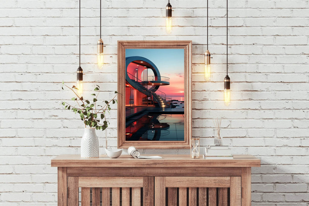 Beautiful MCM House Wall Art - beink online art store