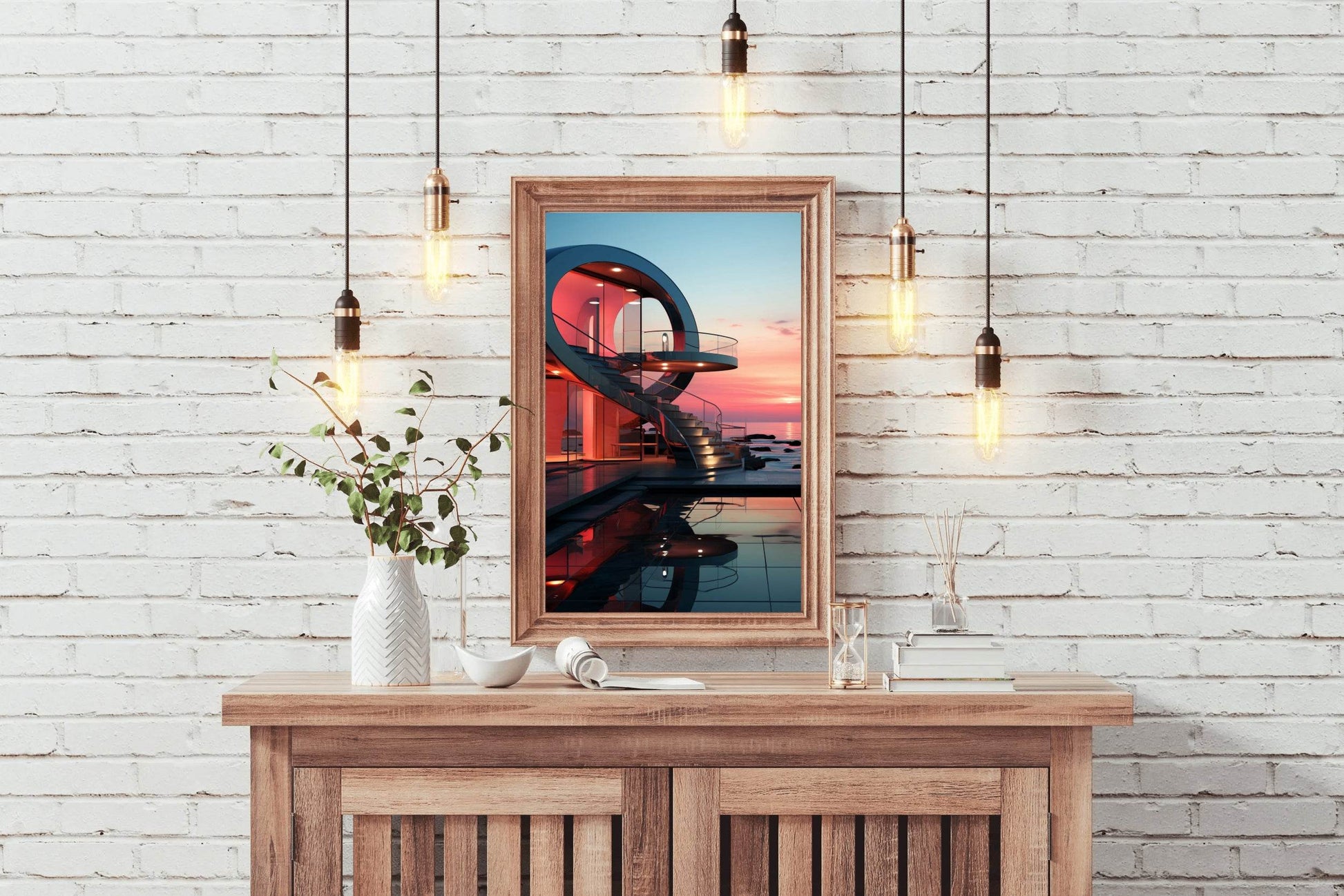 Beautiful MCM House Wall Art - beink online art store