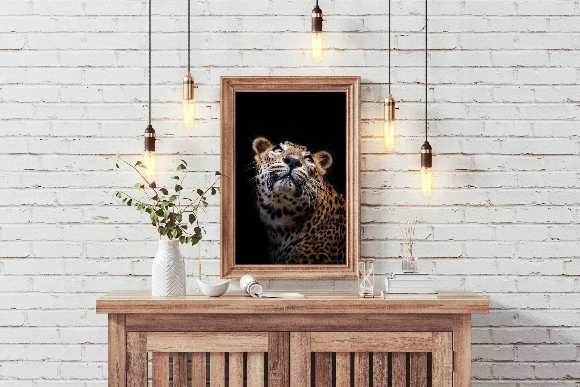 Sri Lankan Leopard Animal Wall Art - beink online art store
