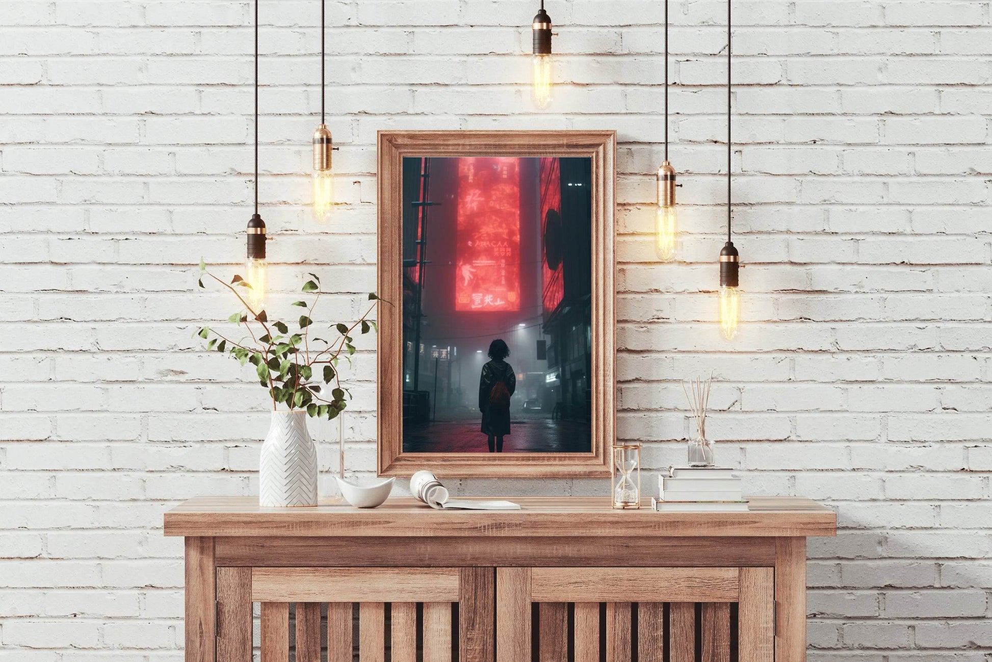 Chinatown At Night Wall Art - beink online art store