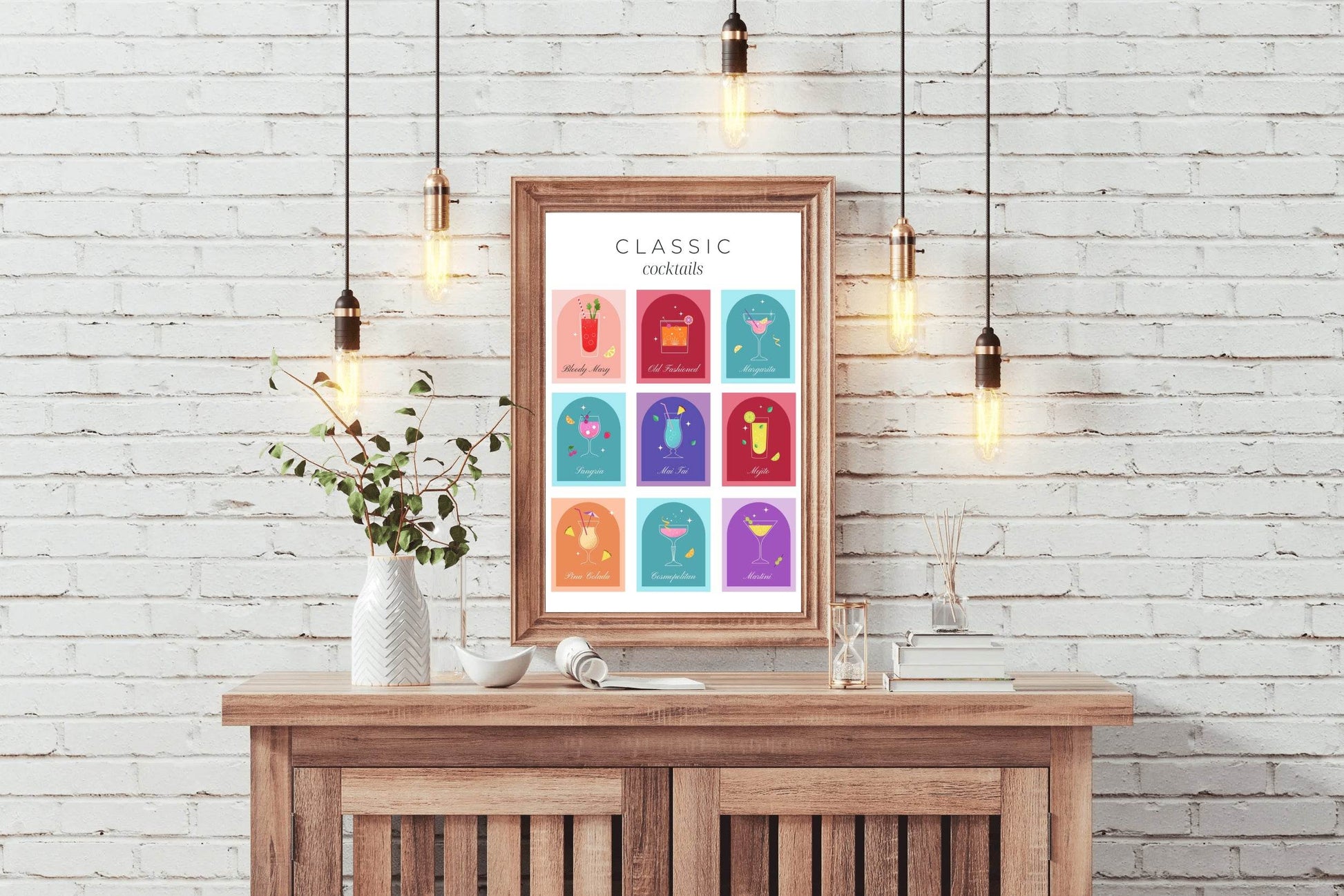 Classic Cocktail Wall Art - beink online art store