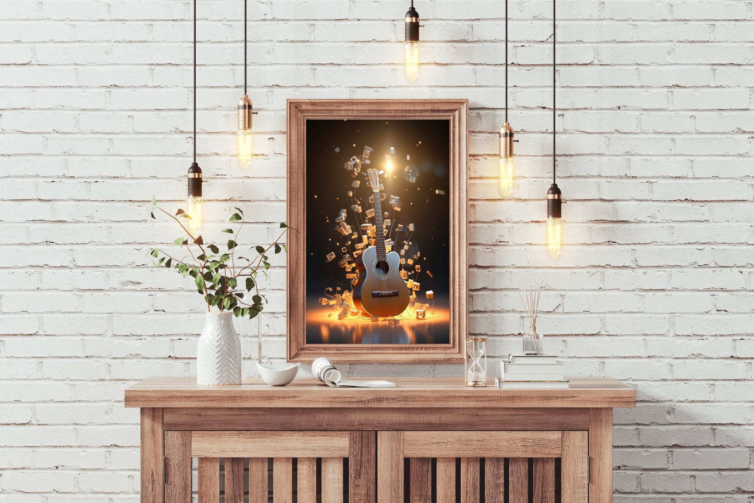Brilliant Electric Guitar Wall Art - beink online art store