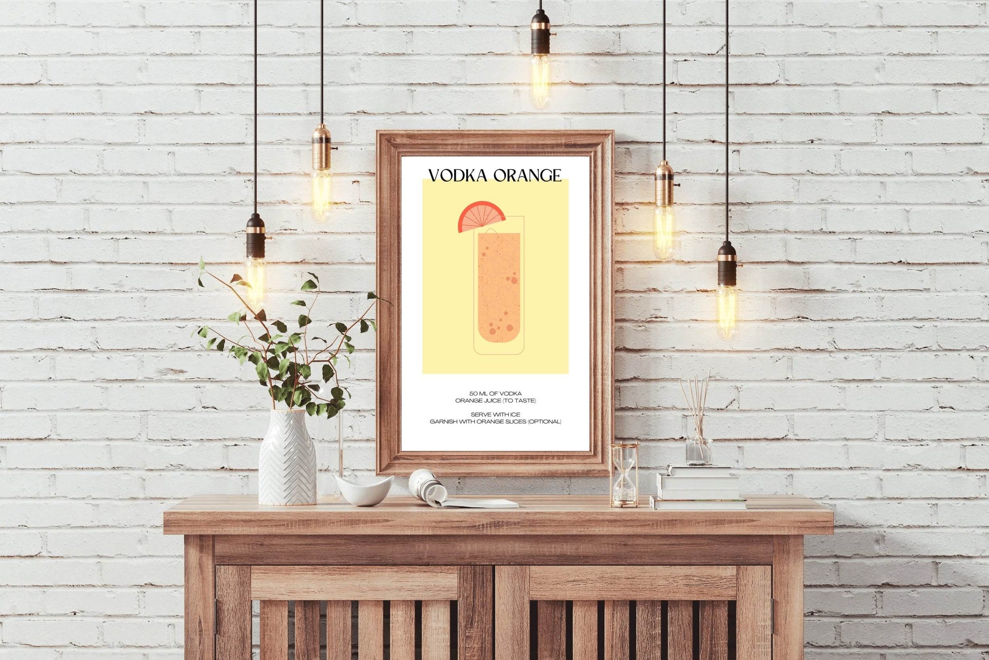 Vodka Orange Wall Art - beink online art store