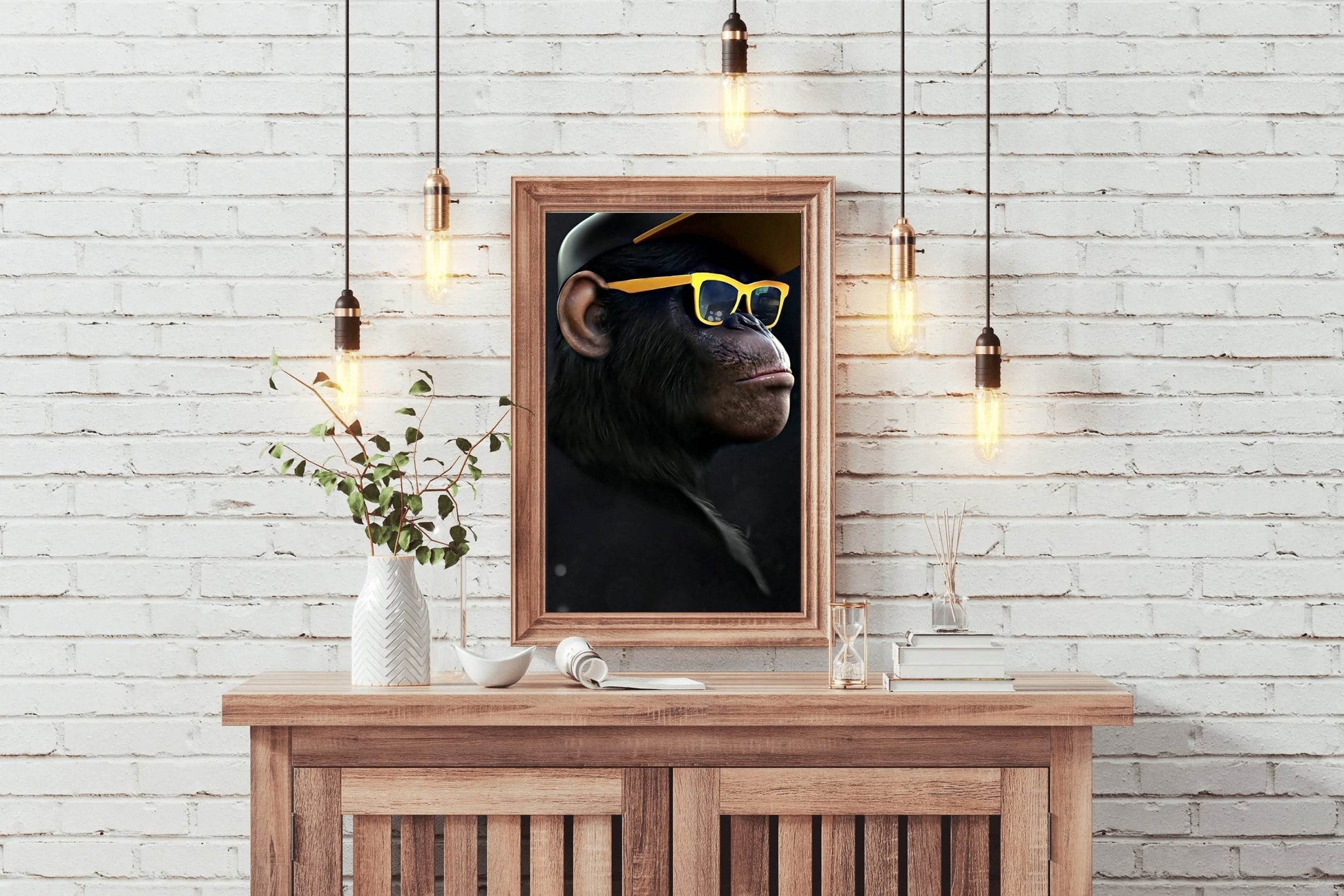 Gorilla With Sunglasses Wall Art - beink online art store