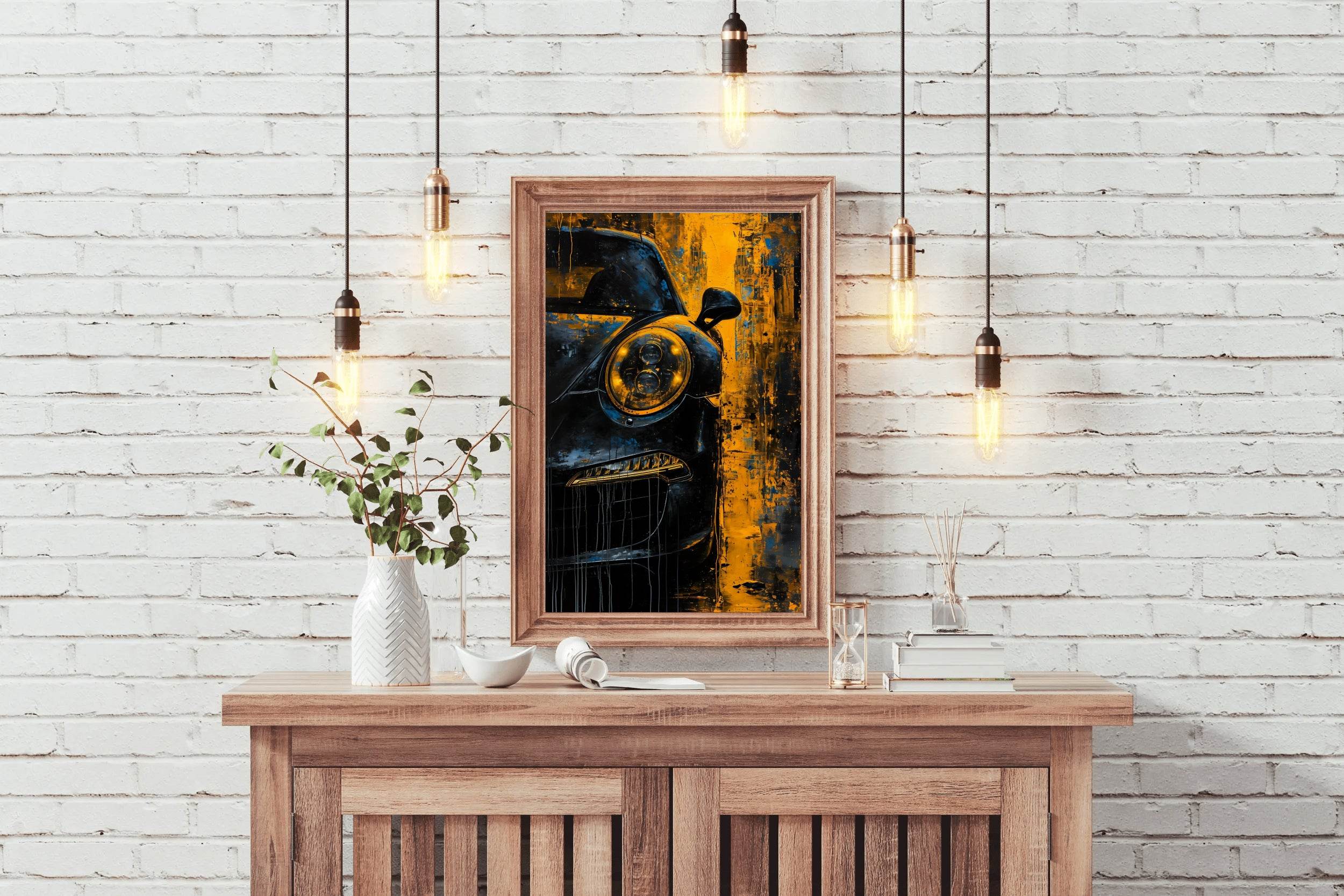 Porsche 911 Turbo GT Canvas Wall Art - beink online art store