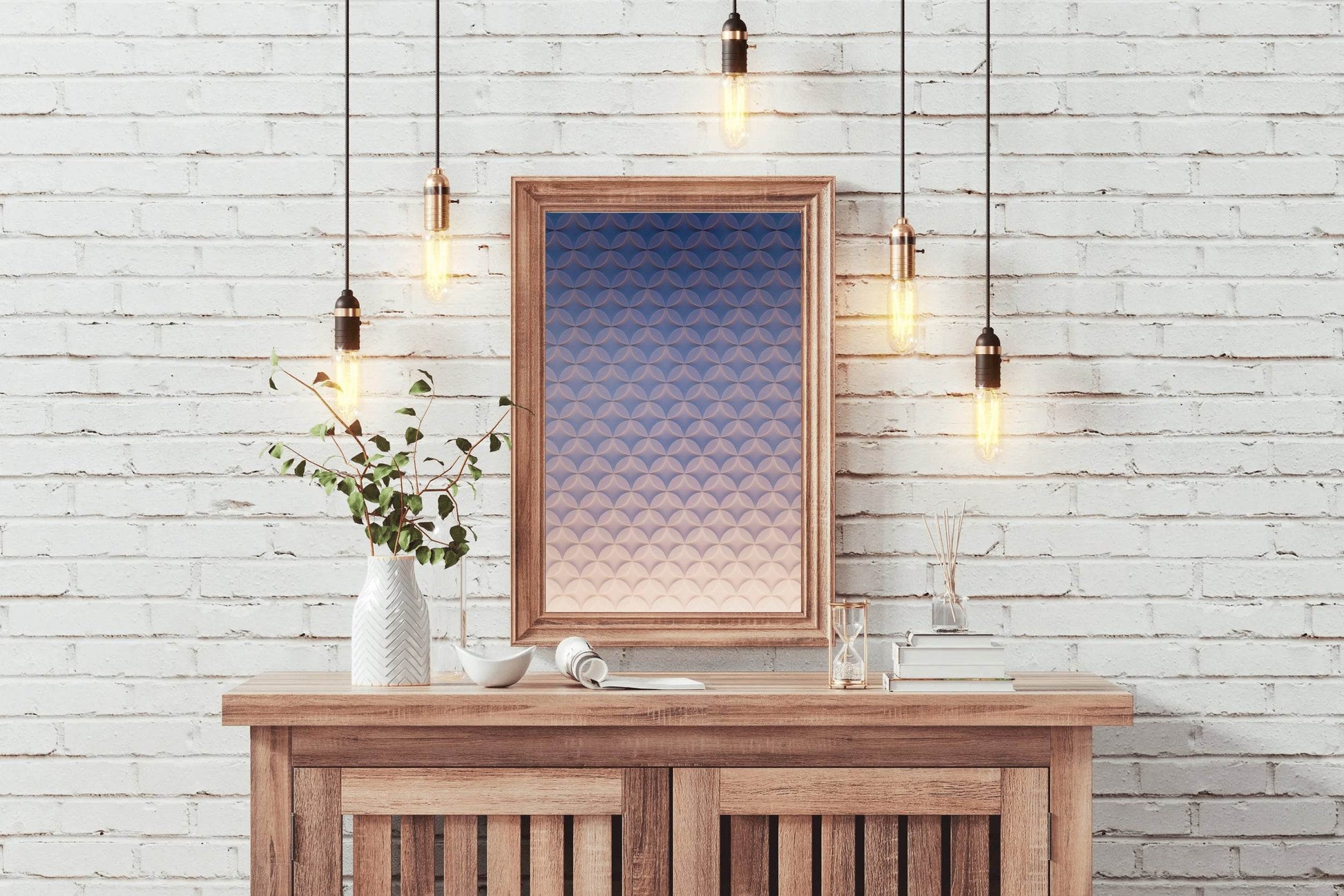 Check Pattern Abstract Wall Art - beink online art store