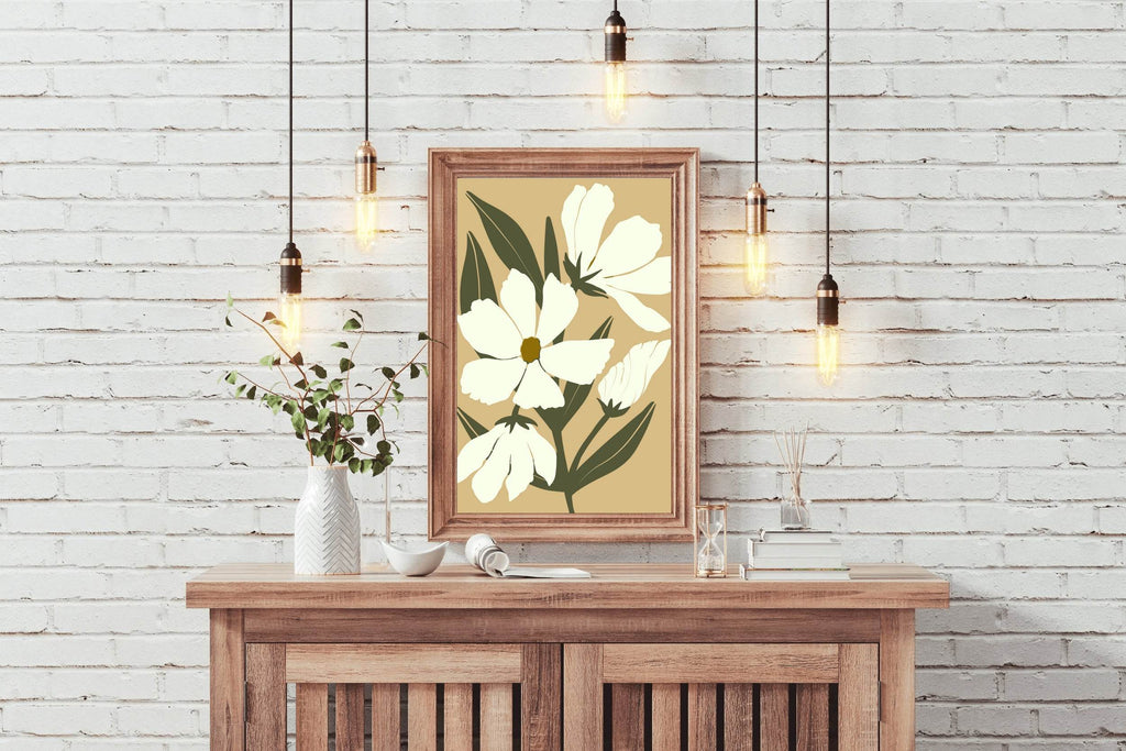 Beautiful Narcissus Flowers Wall Art - beink online art store