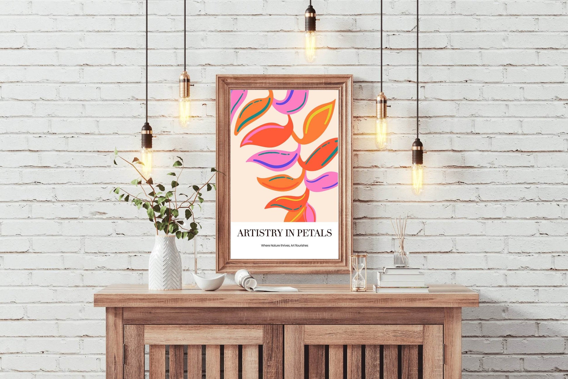 Tropical Leaf Painting Wall Art - beink online art store