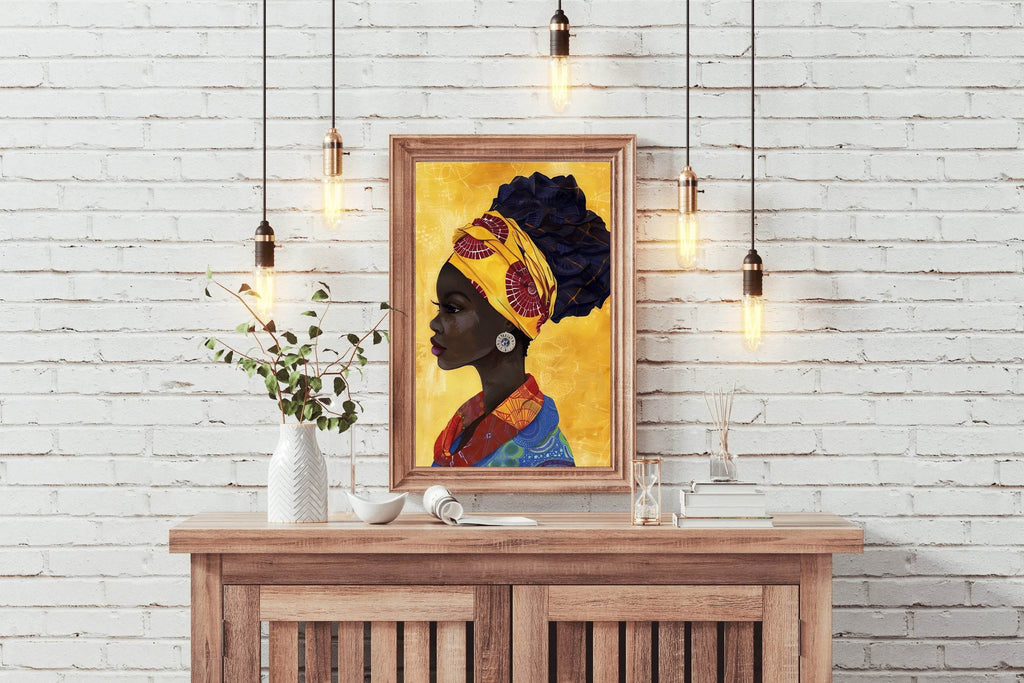 Modern African Women Wall Art - beink online art store