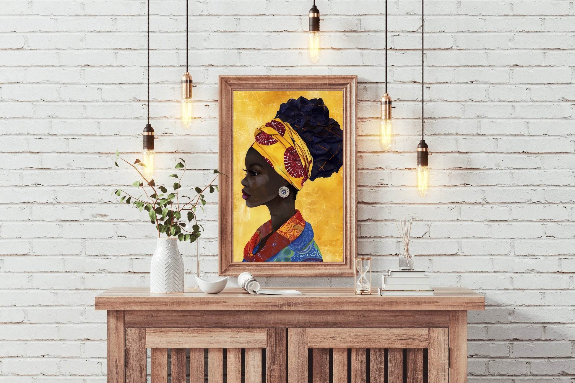 Modern African Women Wall Art - beink online art store