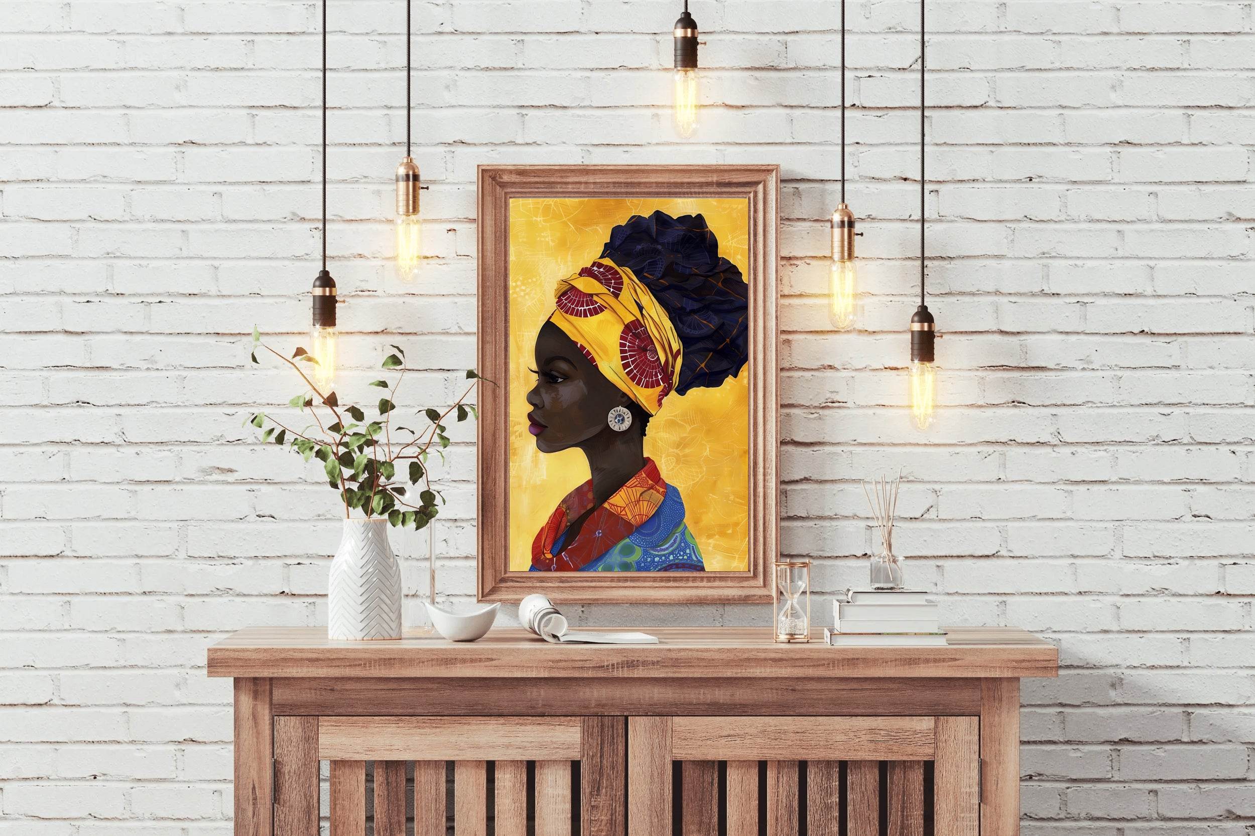 Modern African Women Wall Art - beink online art store