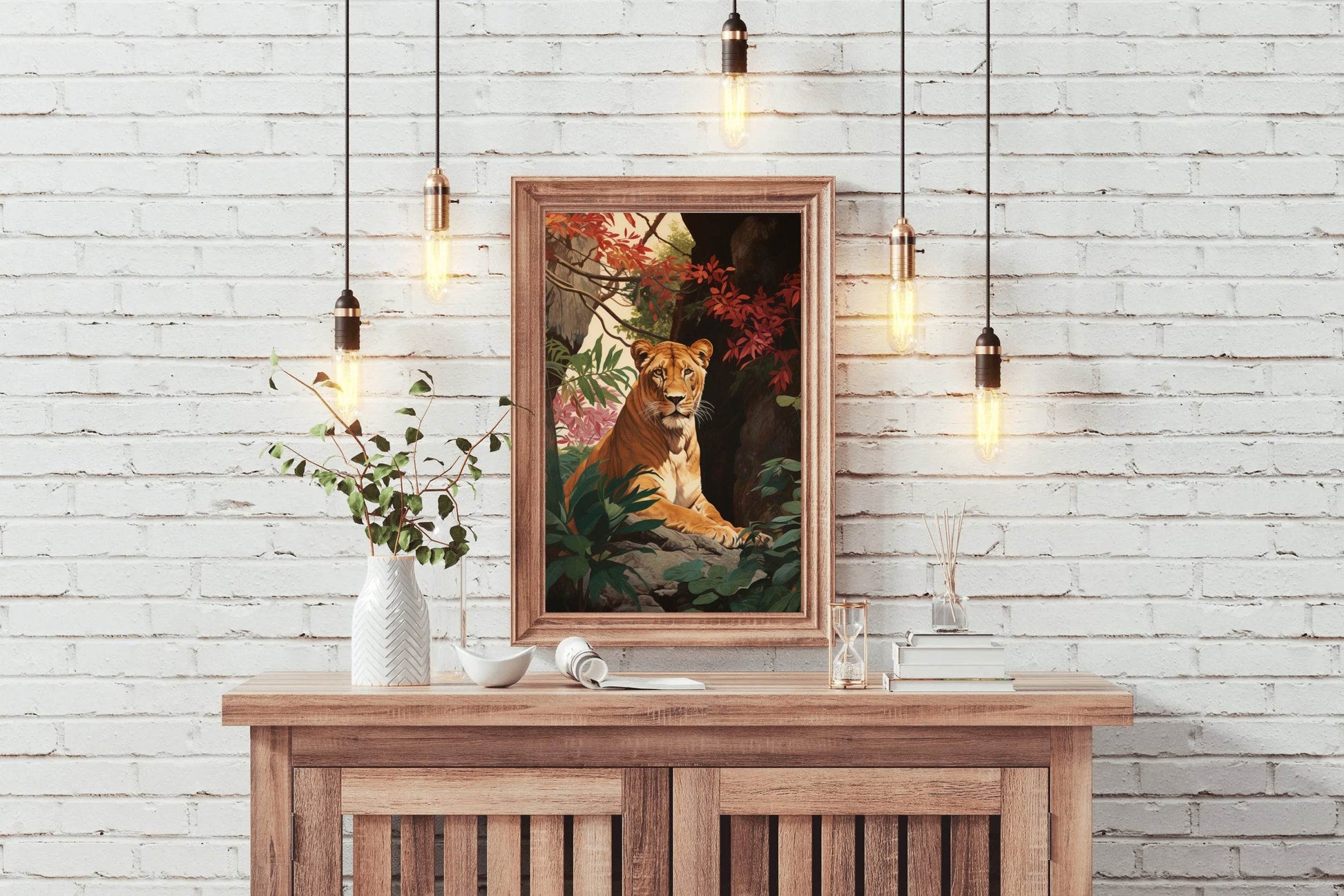 Watercolor Painting of Tiger Wall Art - beink online art store