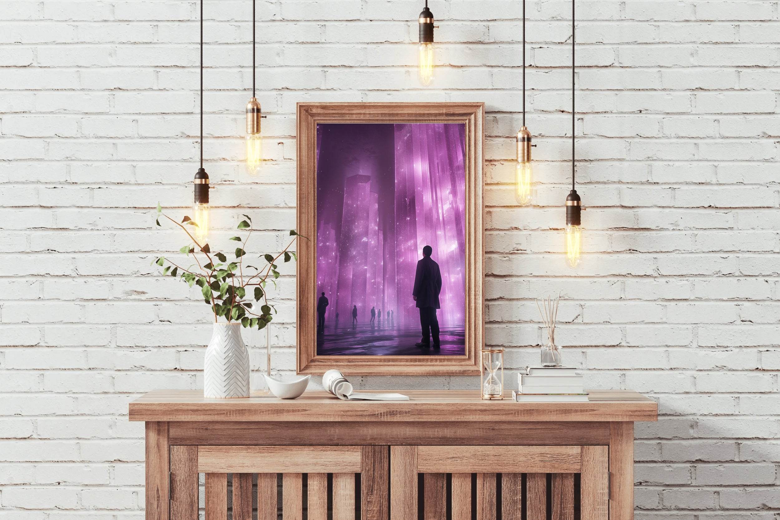 Bright Pink Wall Art - beink online art store