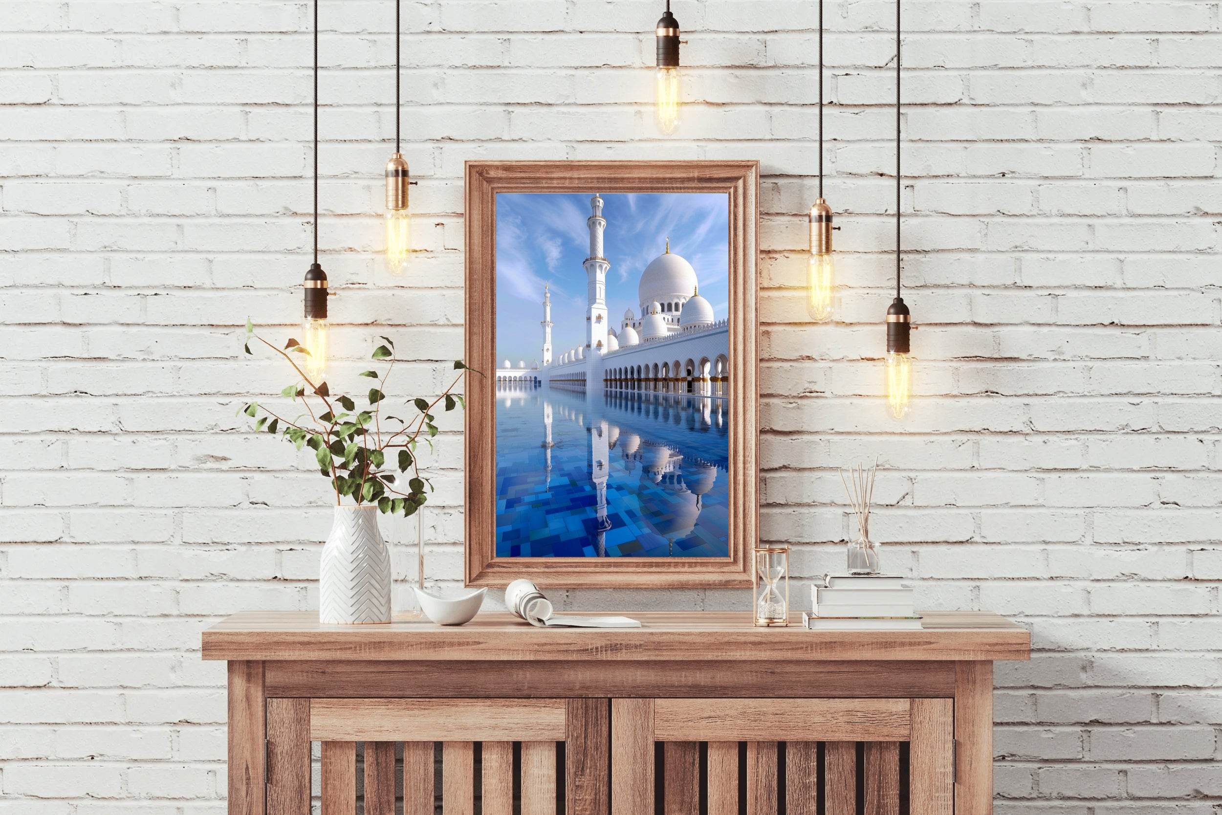 Clear Waters of the Mosque Wall Art - beink online art store