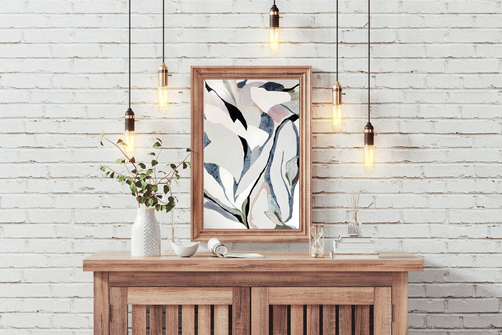 Serene Serenity- Floating Organic Shapes Wall Art - beink online art store