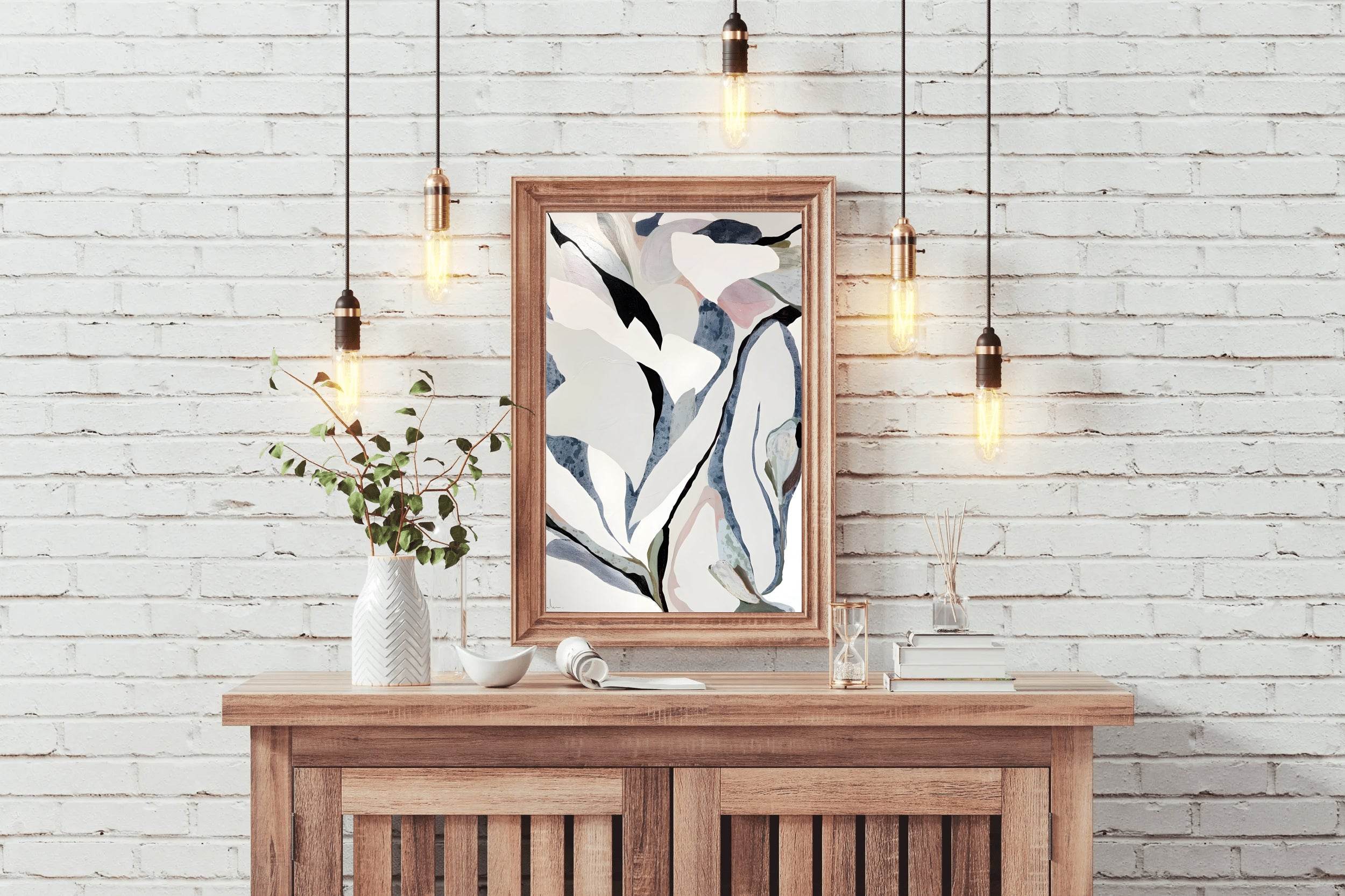 Serene Serenity- Floating Organic Shapes Wall Art - beink online art store