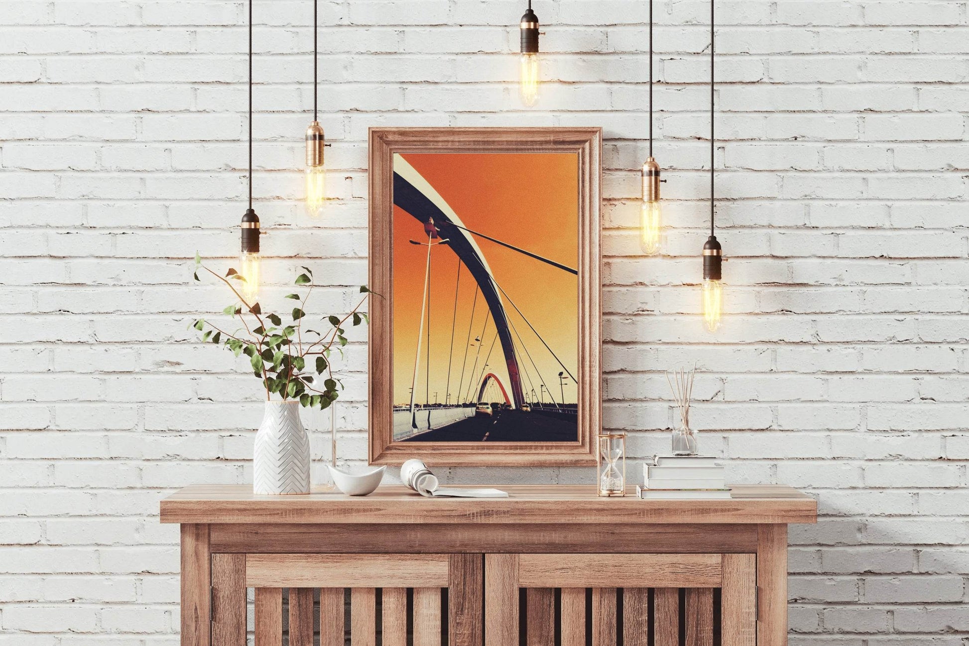 Sunset at the Bridge Wall Art - beink online art store