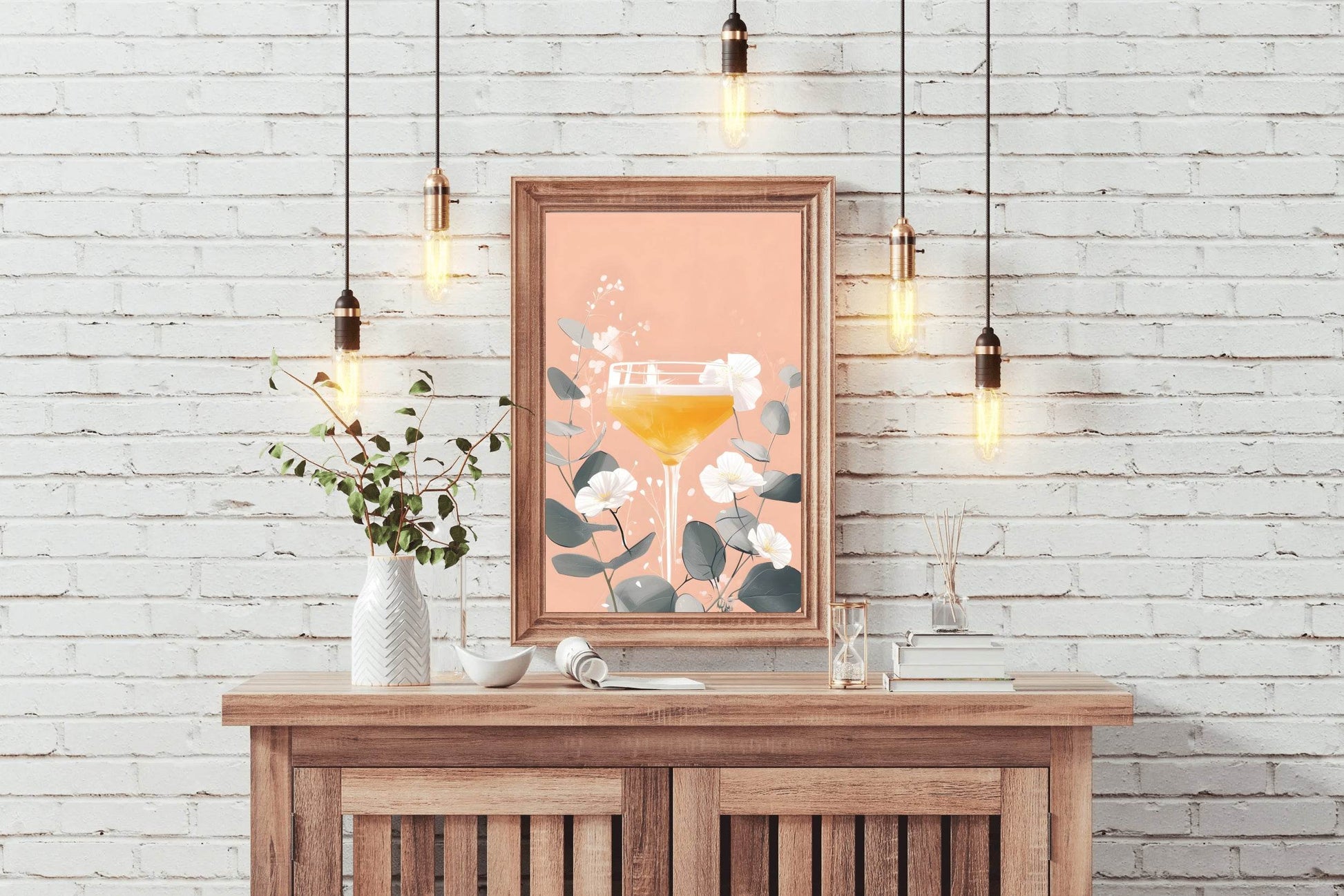 Glass of Orange Juice Wall Art - beink online art store