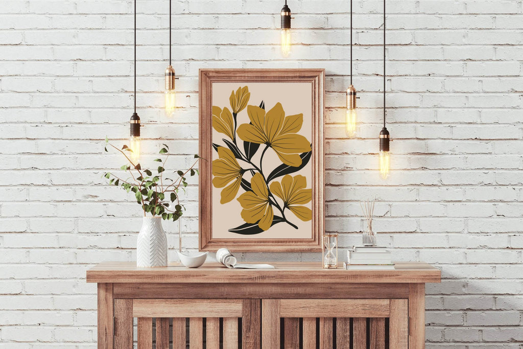 Coffee Flower Wall Art - beink online art store