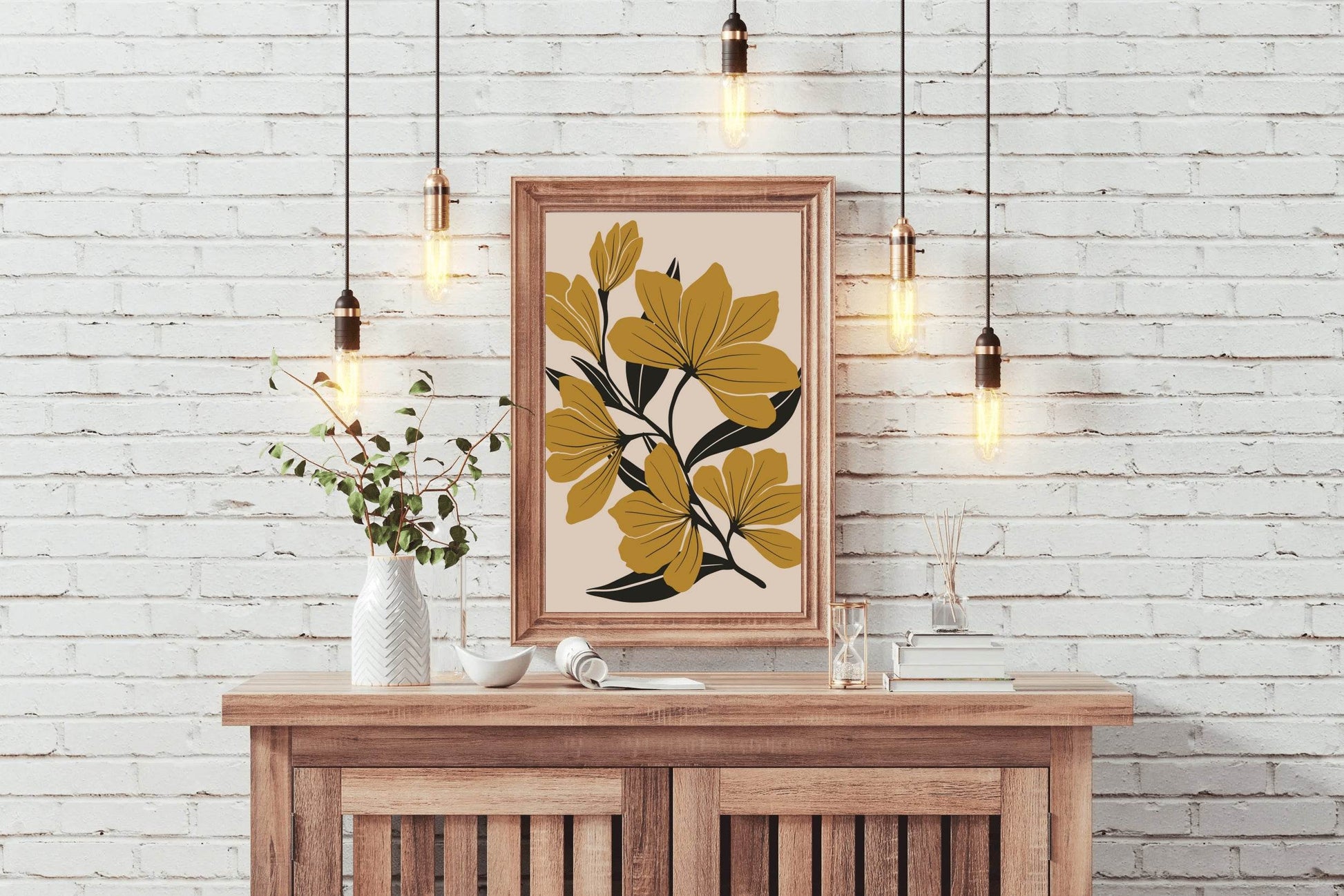 Coffee Flower Wall Art - beink online art store