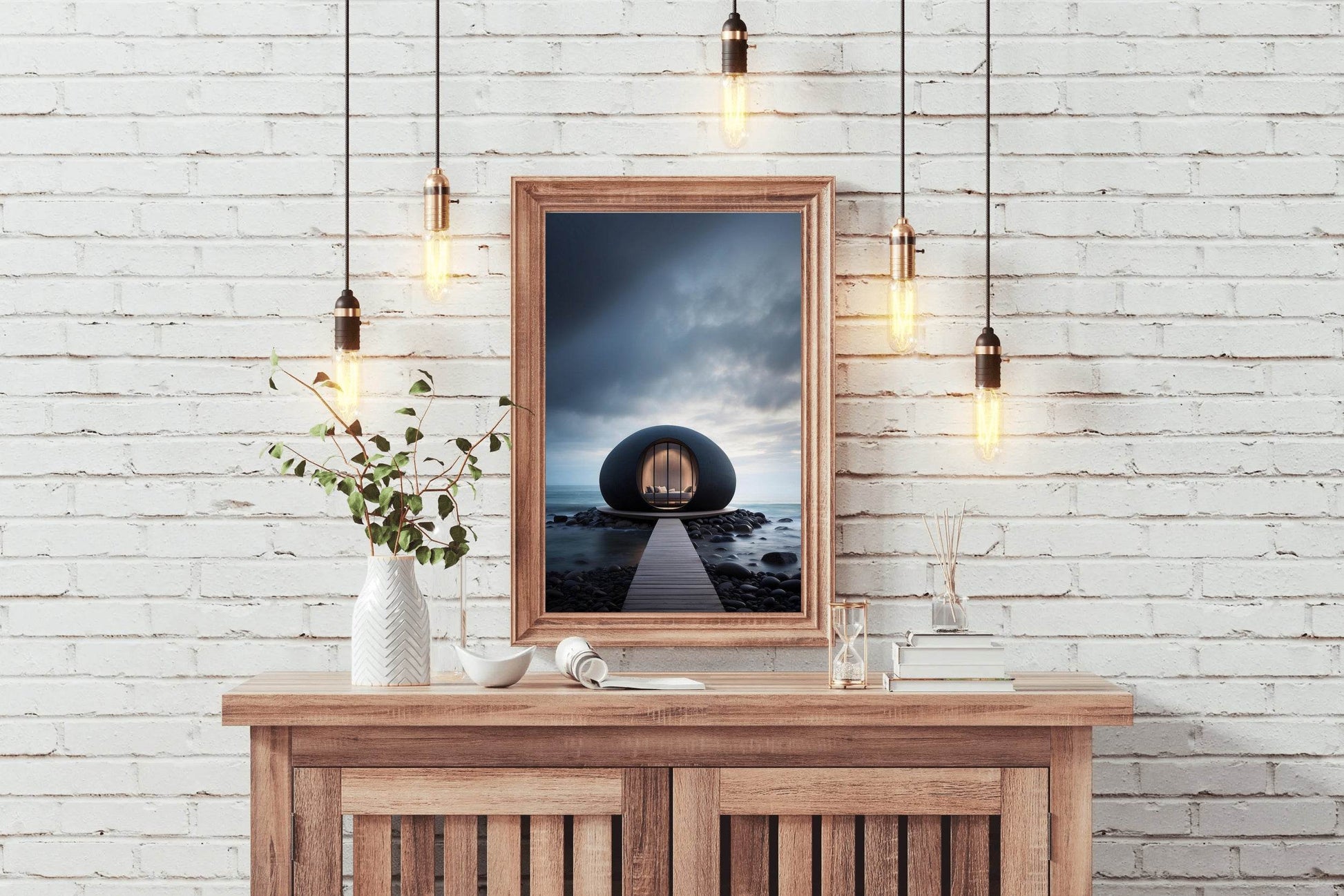 Luxury Beach Cottage Wall Art - beink online art store