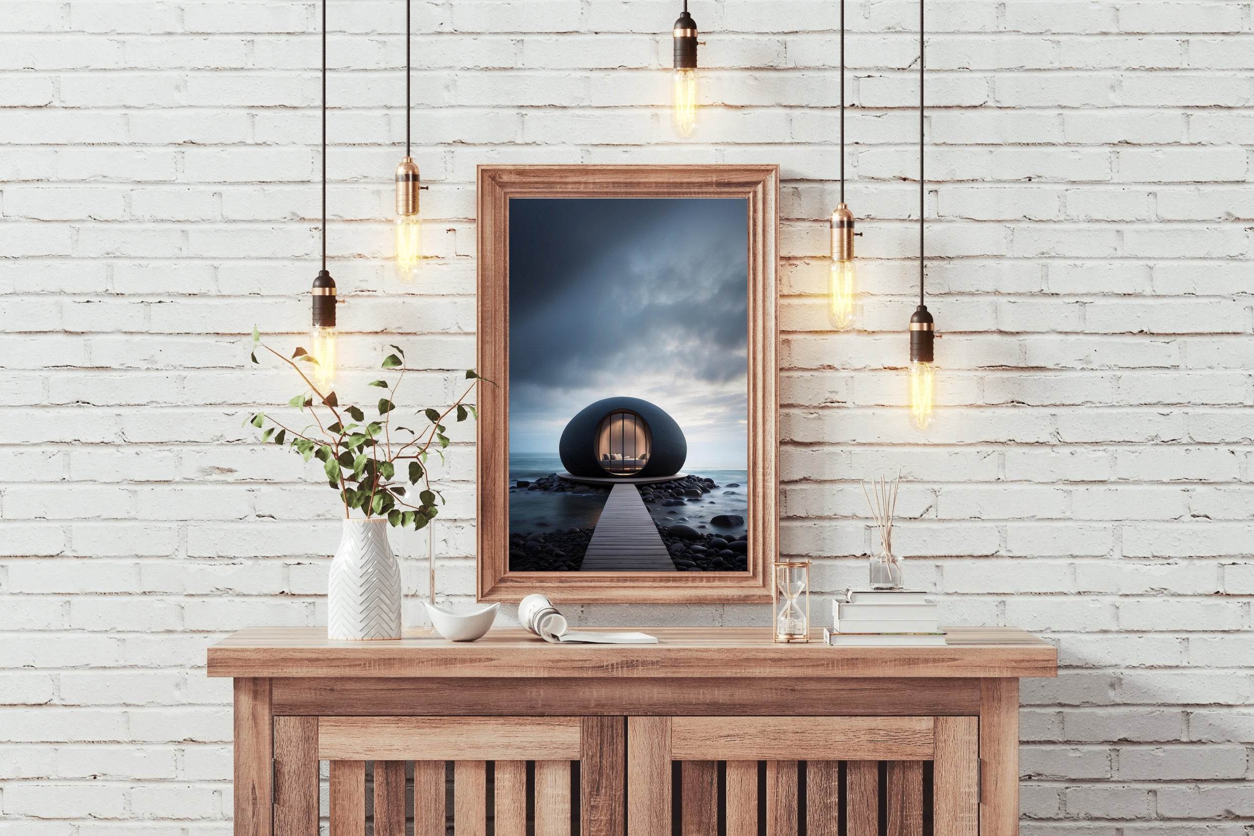 Luxury Beach Cottage Wall Art - beink online art store