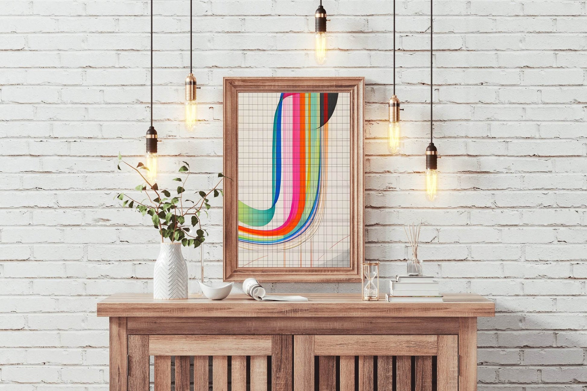 Rainbow Currents Digital Art - beink online art store