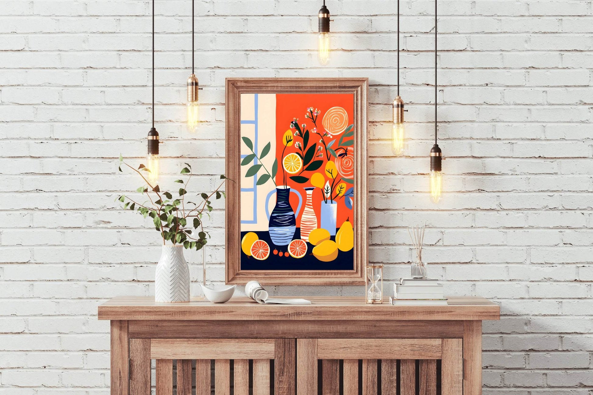Tropical Fruits Wall Art - beink online art store