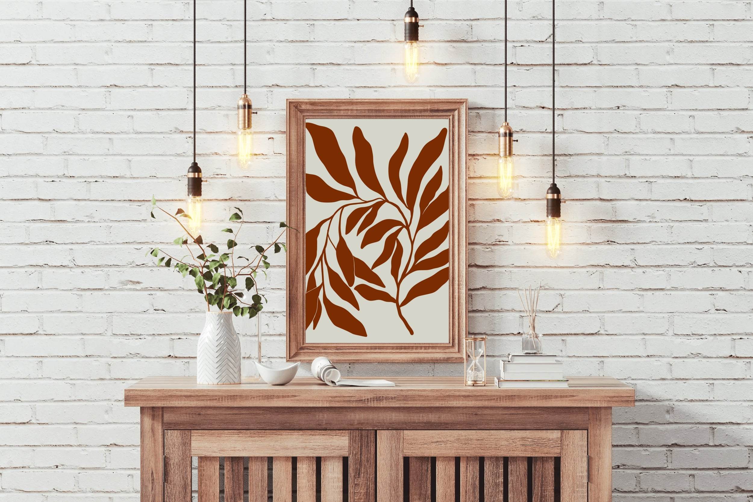 Octopus Leaves Wall Art - beink online art store