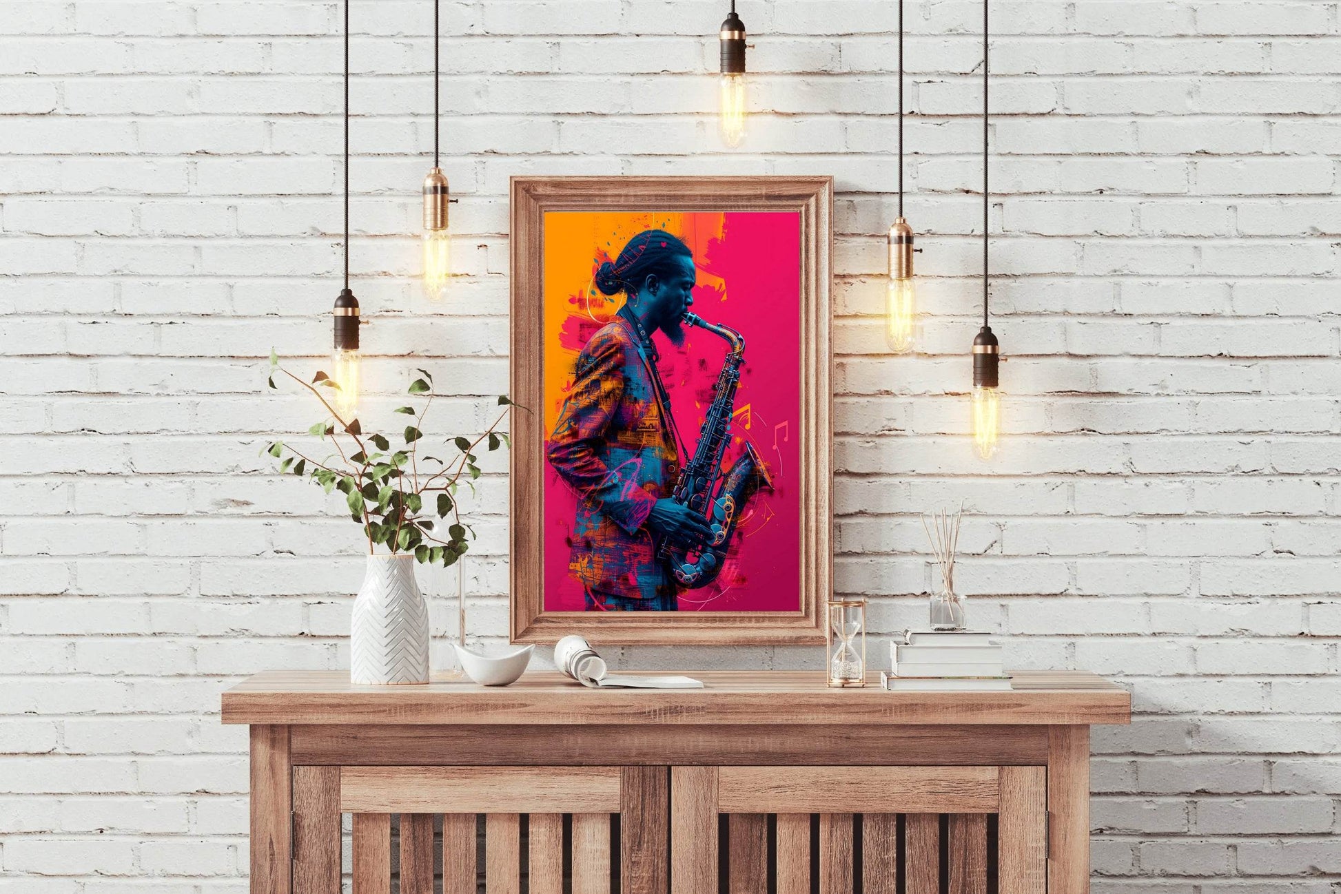 Saxophone Player Wall Art - beink online art store