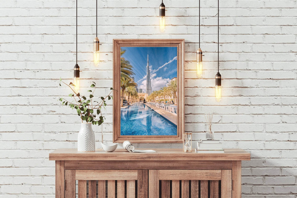 A View to the Burj Khalifa Wall Art - beink online art store