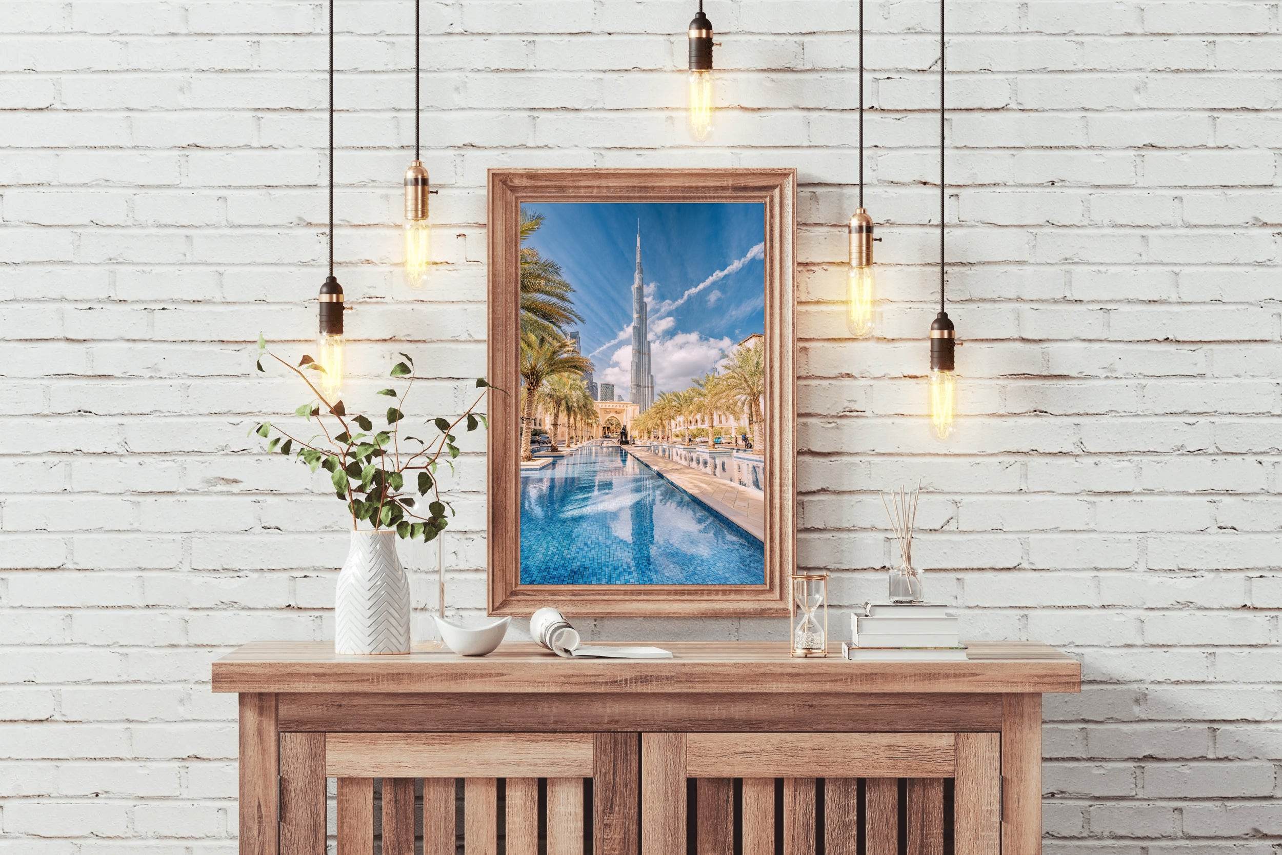 A View to the Burj Khalifa Wall Art - beink online art store