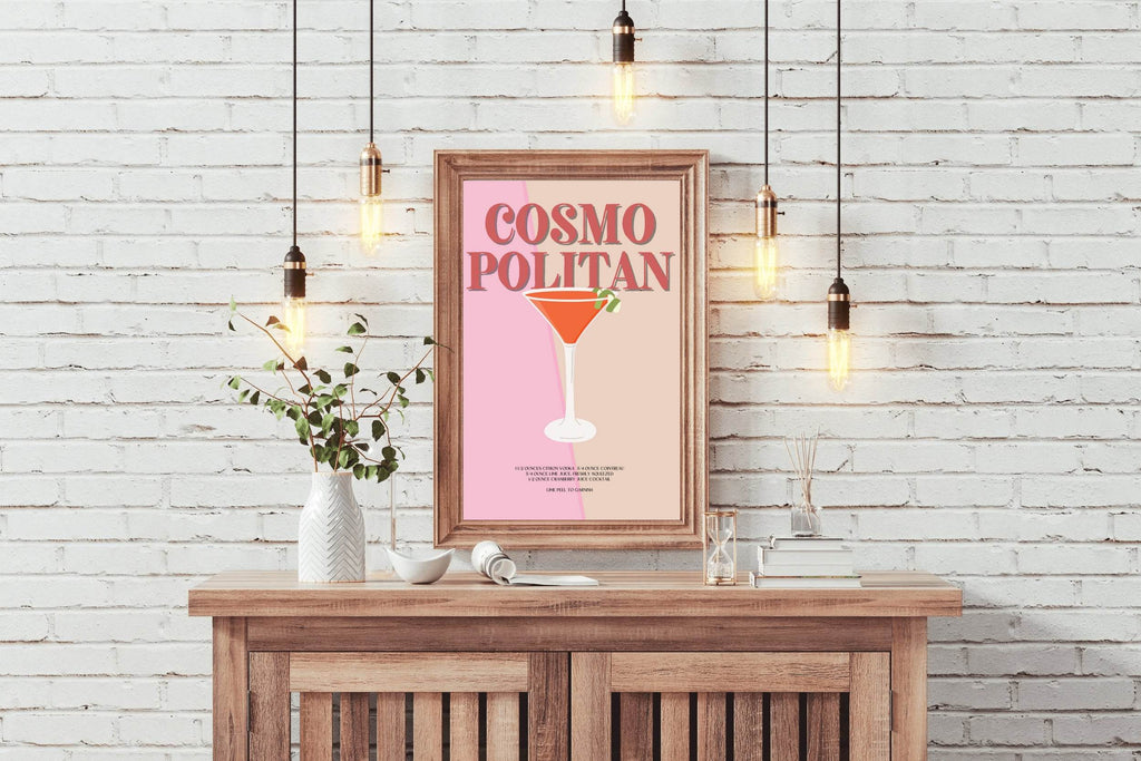 Cosmon Politan Cocktail Wall Art - beink online art store