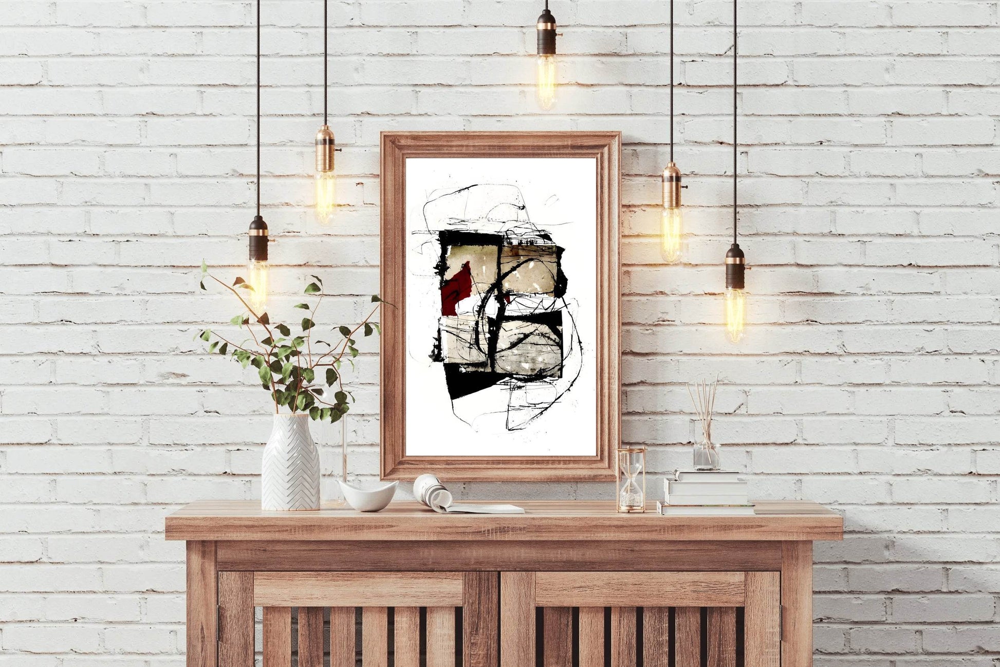 Fractured Landscape Modern Wall Art - beink online art store