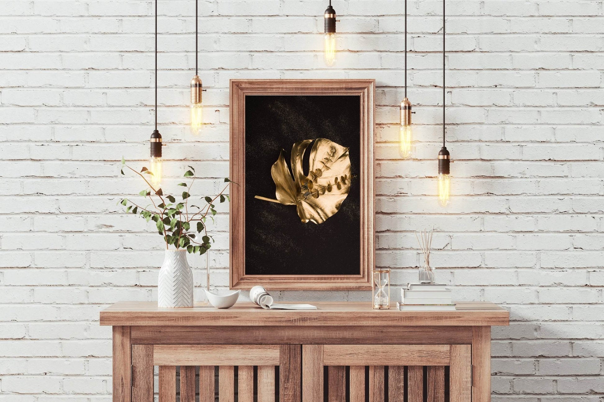 Master Flame Luxurious Black & Gold - beink online art store