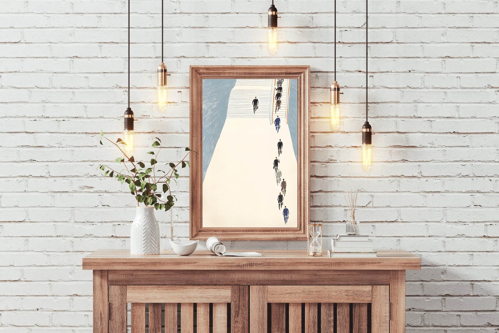 Endless Staircase - Sense of Daily Routine Wall Art - beink online art store