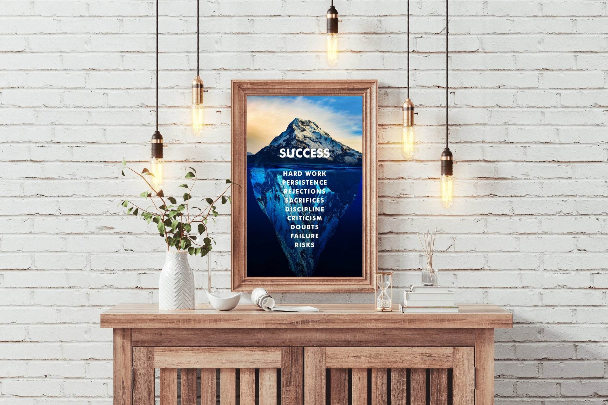 Success Path Motivational Wall Art - beink online art store