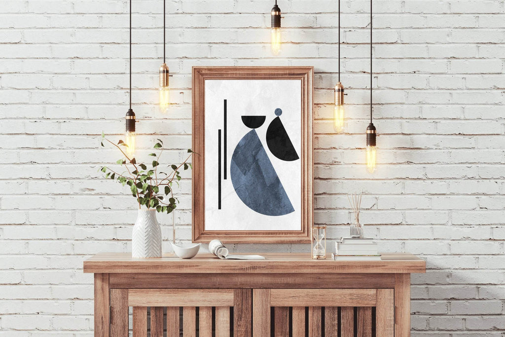 Geometrical Shapes Abstract Wall Art - beink online art store