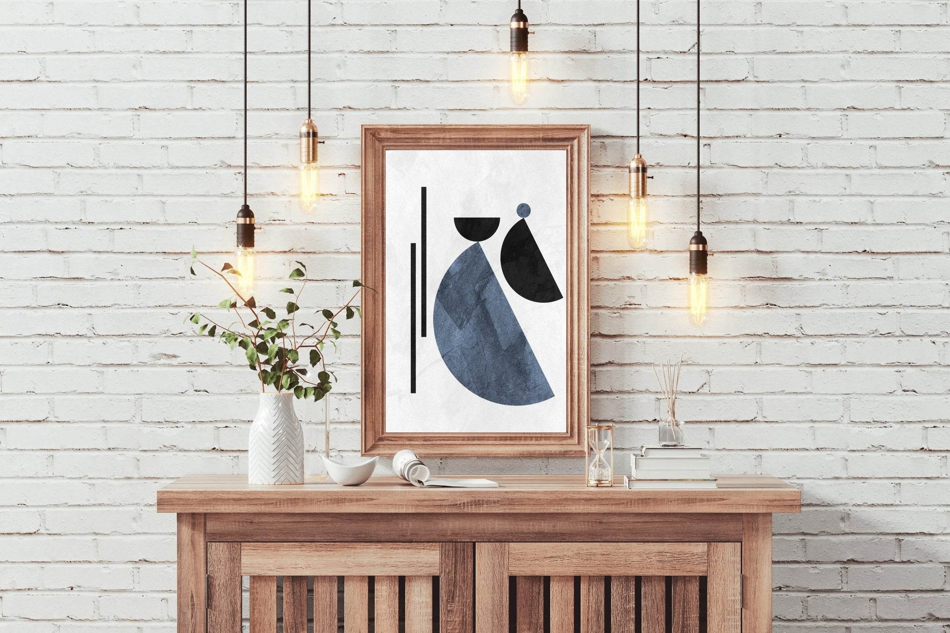 Geometrical Shapes Abstract Wall Art - beink online art store