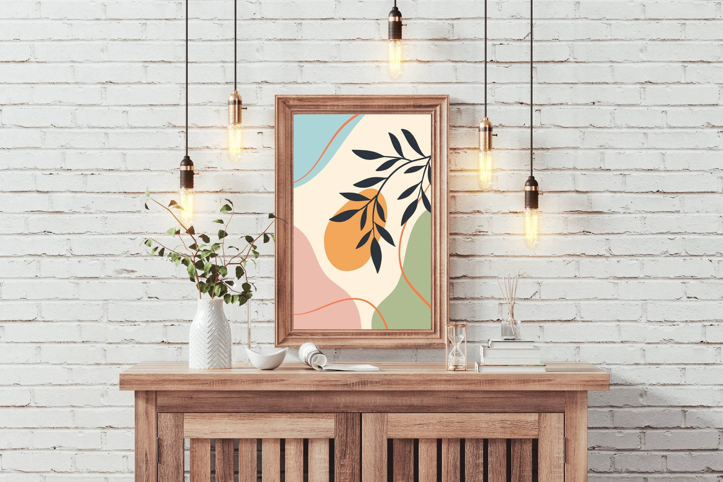 Olive Branches And Laves Wall Art - beink online art store