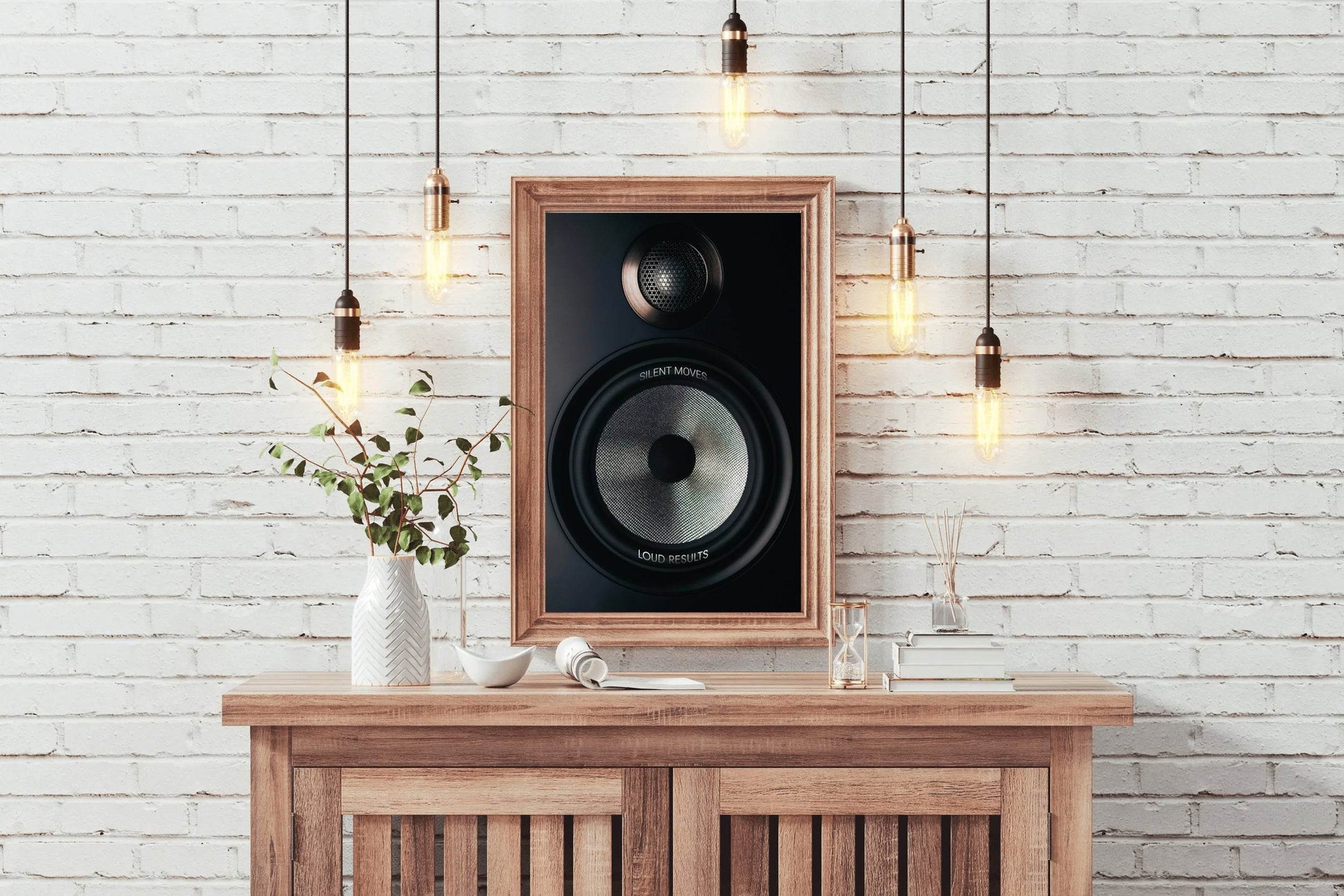 Motivational Melody - Silent Moves Loud Results Wall Art - beink online art store