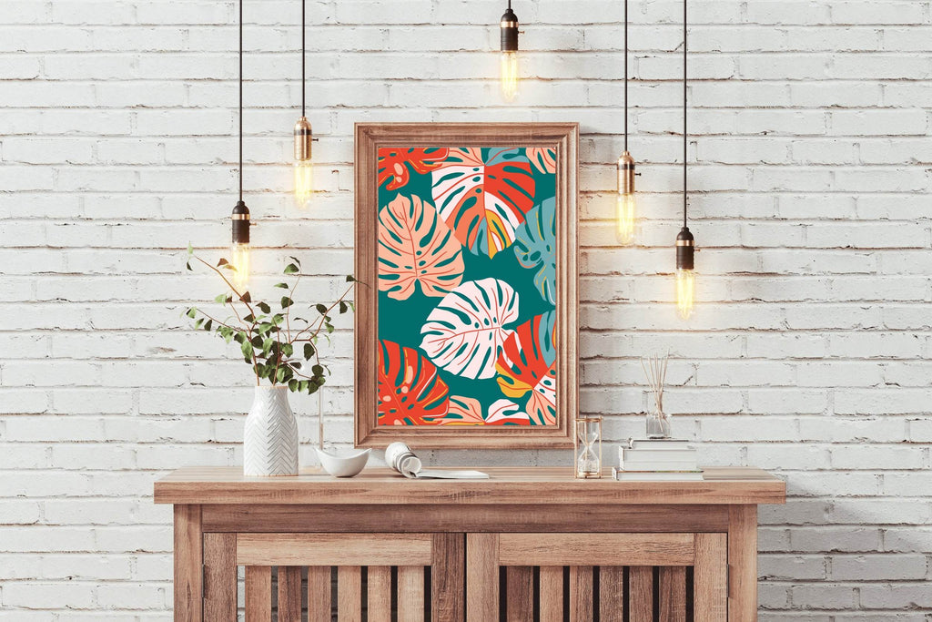 Drawing of Large Fig Leaves - beink online art store