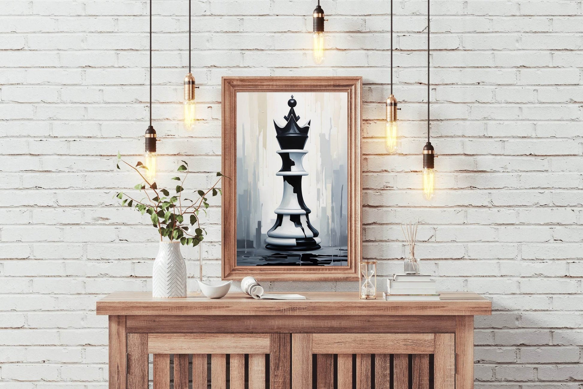 Chess Knight Picture Wall Art - beink online art store