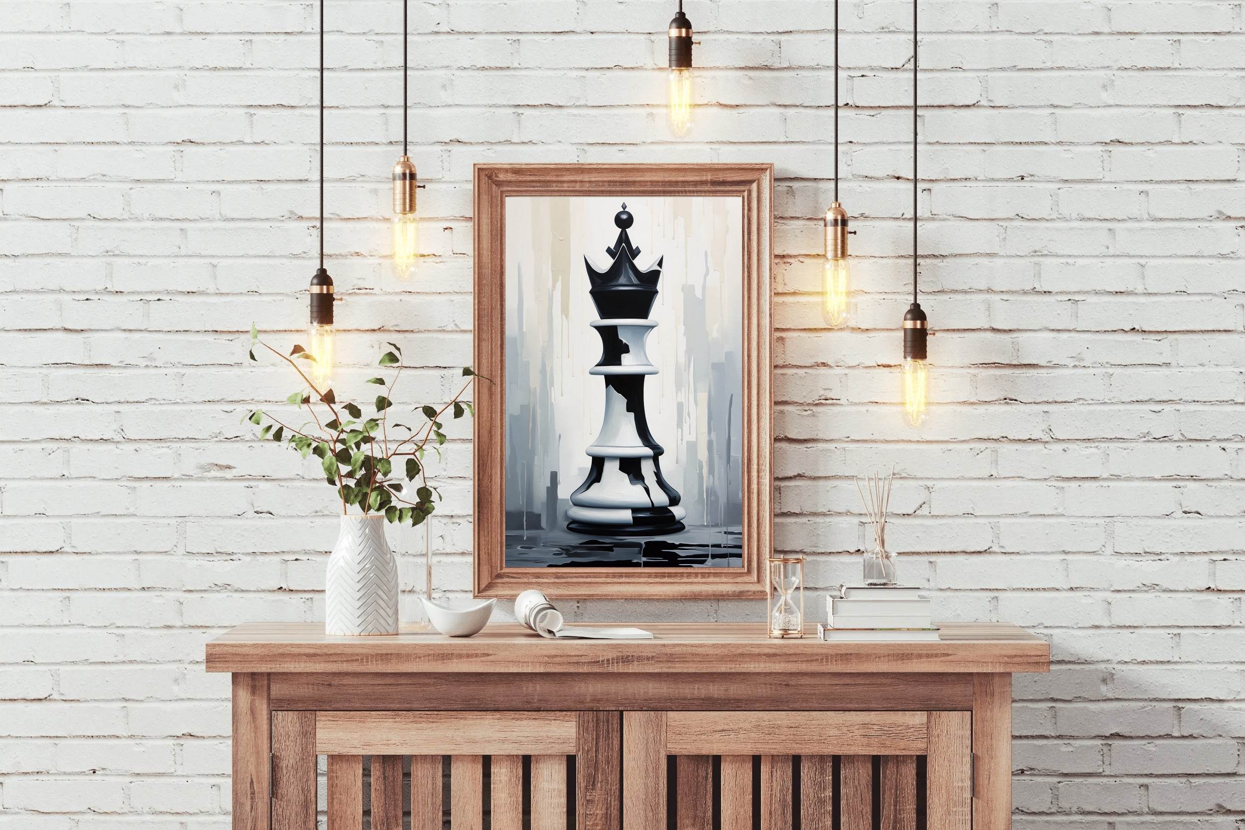 Chess Knight Picture Wall Art - beink online art store