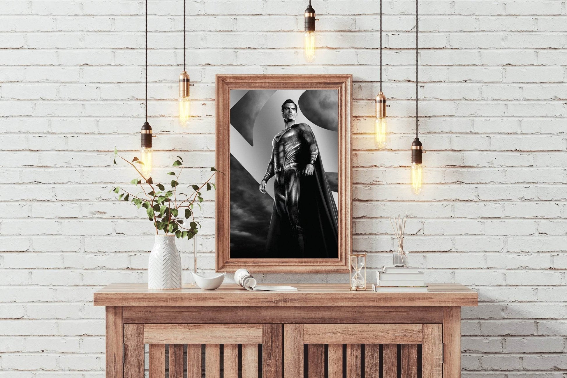 Man of Steel in Black and White Wall Art - beink online art store