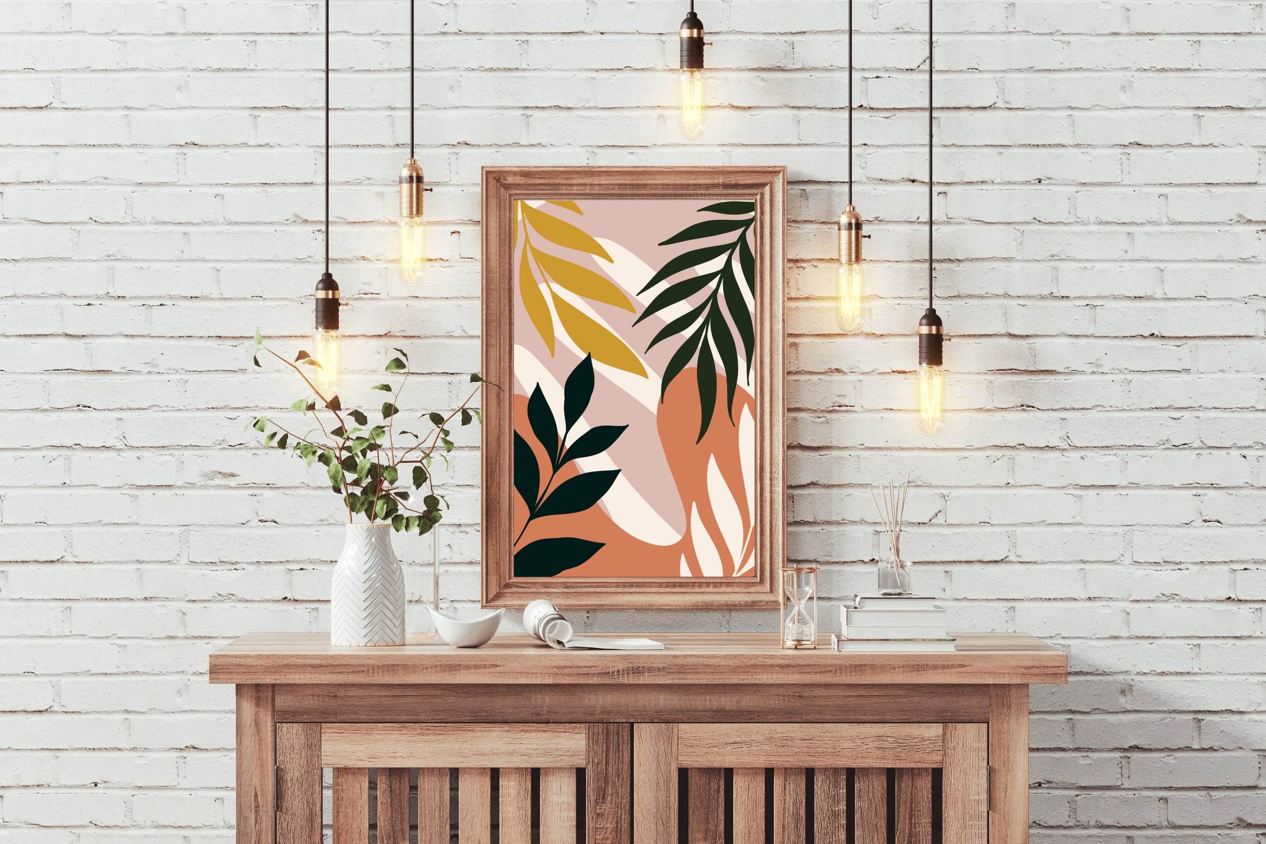 Leaves of Tropical Plants Wall Art - beink online art store